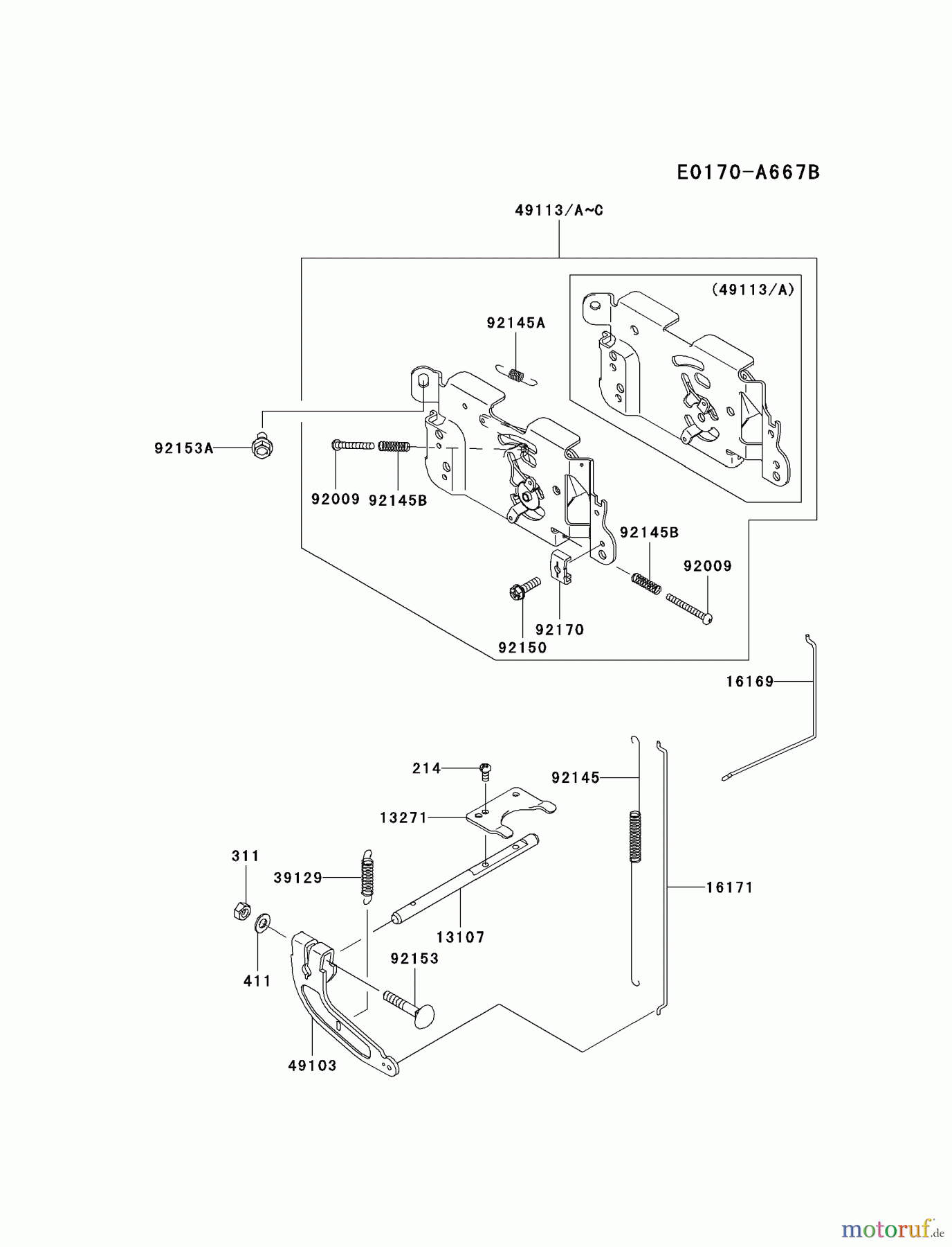 Kawasaki Motoren Motoren Vertikal FA210V - AS02 bis FH641V - DS24 FH541V-CS43 - Kawasaki FH541V 4-Stroke Engine CONTROL-EQUIPMENT