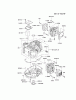 Kawasaki Motoren FA210V - AS02 bis FH641V - DS24 FH580V-AS41 - Kawasaki FH580V 4-Stroke Engine Ersatzteile CYLINDER/CRANKCASE