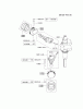 Kawasaki Motoren FH641V - DS25 bis FS481V - BS13 FH680V-DS27 - Kawasaki FH680V 4-Stroke Engine Ersatzteile PISTON/CRANKSHAFT