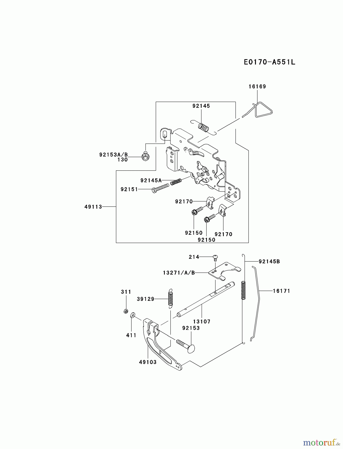 Kawasaki Motoren Motoren Vertikal FA210V - AS02 bis FH641V - DS24 FH641V-CS28 - Kawasaki FH641V 4-Stroke Engine CONTROL-EQUIPMENT