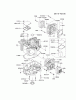 Kawasaki Motoren FH641V - DS25 bis FS481V - BS13 FH721V-BS38 - Kawasaki FH721V 4-Stroke Engine Ersatzteile CYLINDER/CRANKCASE