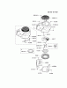 Kawasaki Motoren FH641V - DS25 bis FS481V - BS13 FR691V-AS24 - Kawasaki FR691V 4-Stroke Engine Ersatzteile COOLING-EQUIPMENT