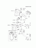 Kawasaki Motoren FH641V - DS25 bis FS481V - BS13 FS481V-AS26 - Kawasaki FS481V 4-Stroke Engine Ersatzteile AIR-FILTER/MUFFLER(AS26)