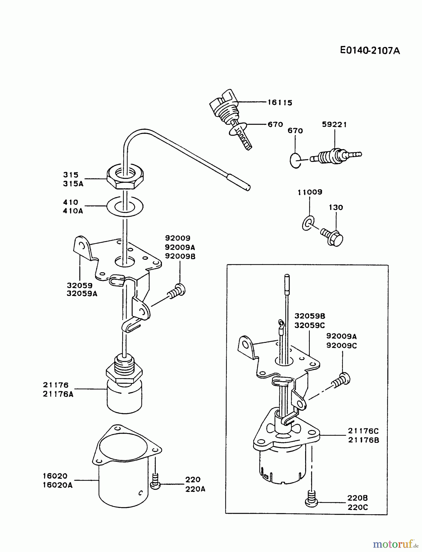  Kawasaki Motoren Motoren, Horizontal FA210D-DS10 - Kawasaki FA210D 4-Stroke Engine LUBRICATION-EQUIPMENT #1