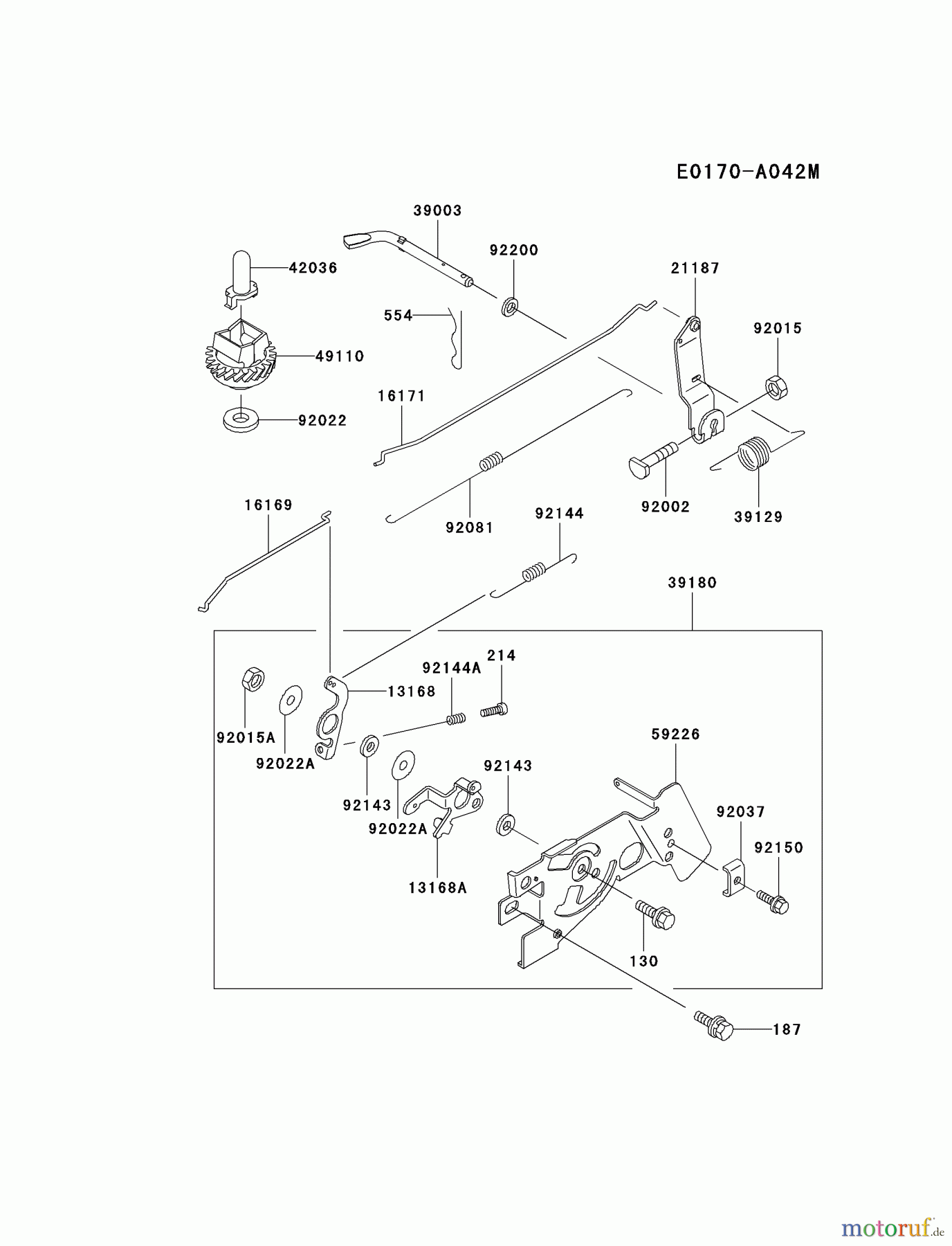 Kawasaki Motoren Motoren Vertikal FA210V - AS02 bis FH641V - DS24 FC150V-ES17 - Kawasaki FC150V 4-Stroke Engine CONTROL-EQUIPMENT
