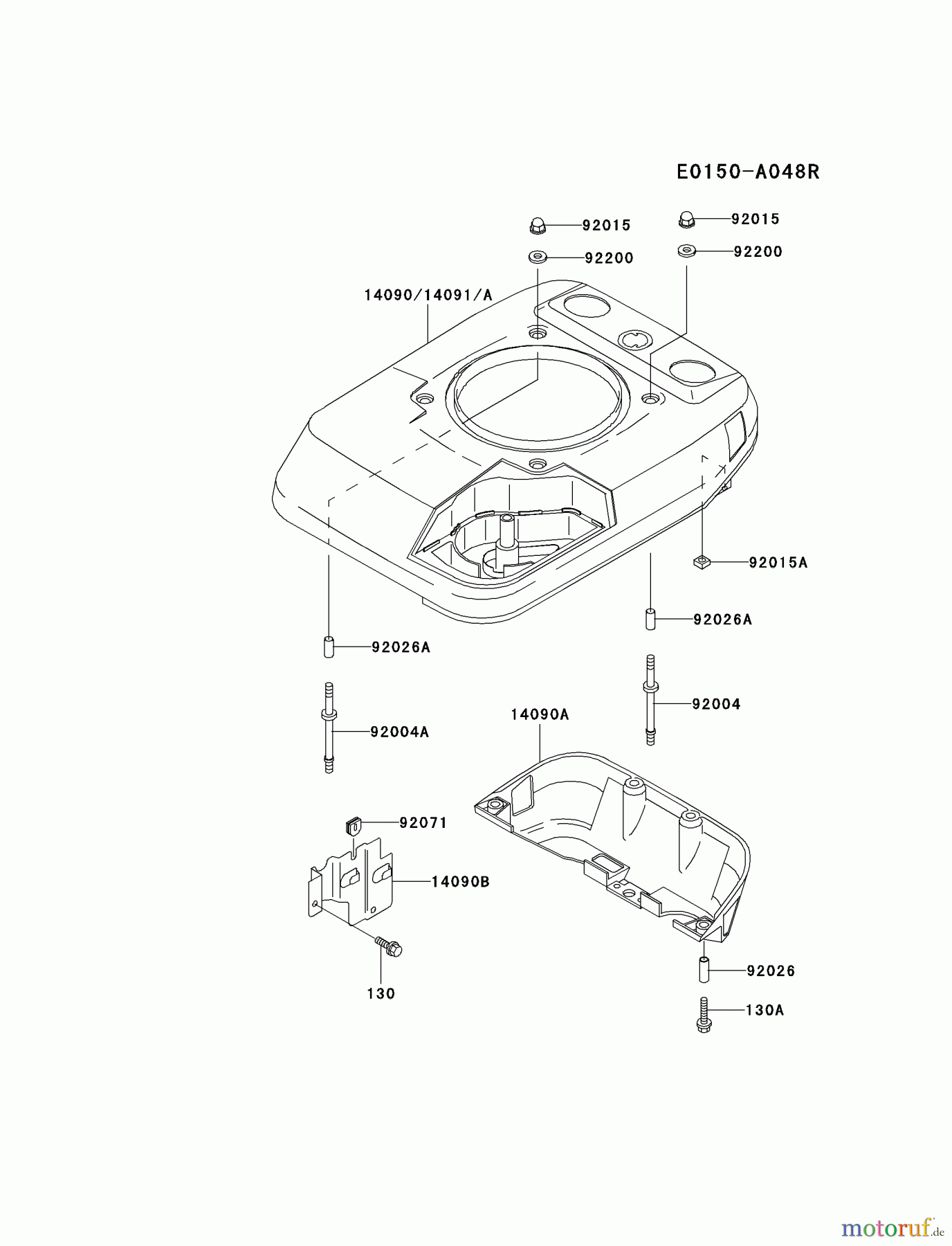 Kawasaki Motoren Motoren Vertikal FA210V - AS02 bis FH641V - DS24 FC150V-ES29 - Kawasaki FC150V 4-Stroke Engine COOLING-EQUIPMENT