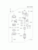 Kawasaki Motoren FA210V - AS02 bis FH641V - DS24 FC400V-AS02 - Kawasaki FC400V 4-Stroke Engine Ersatzteile STARTER