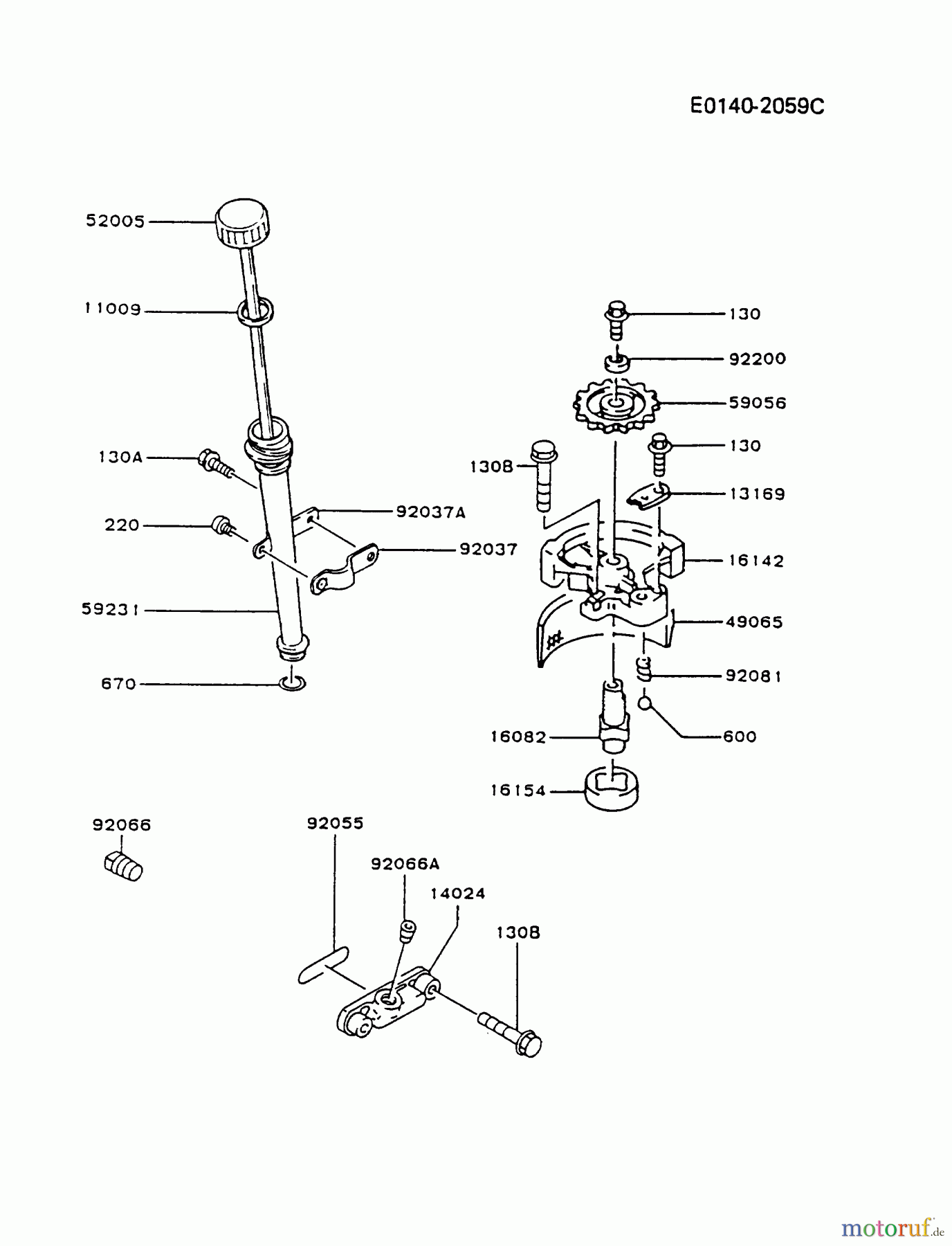 Kawasaki Motoren Motoren Vertikal FA210V - AS02 bis FH641V - DS24 FC420V-BS02 - Kawasaki FC420V 4-Stroke Engine LUBRICATION-EQUIPMENT