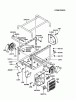 Kawasaki Geräte GER50A-AS00 (GE4500AS) - Kawasaki Generator Ersatzteile FRAME