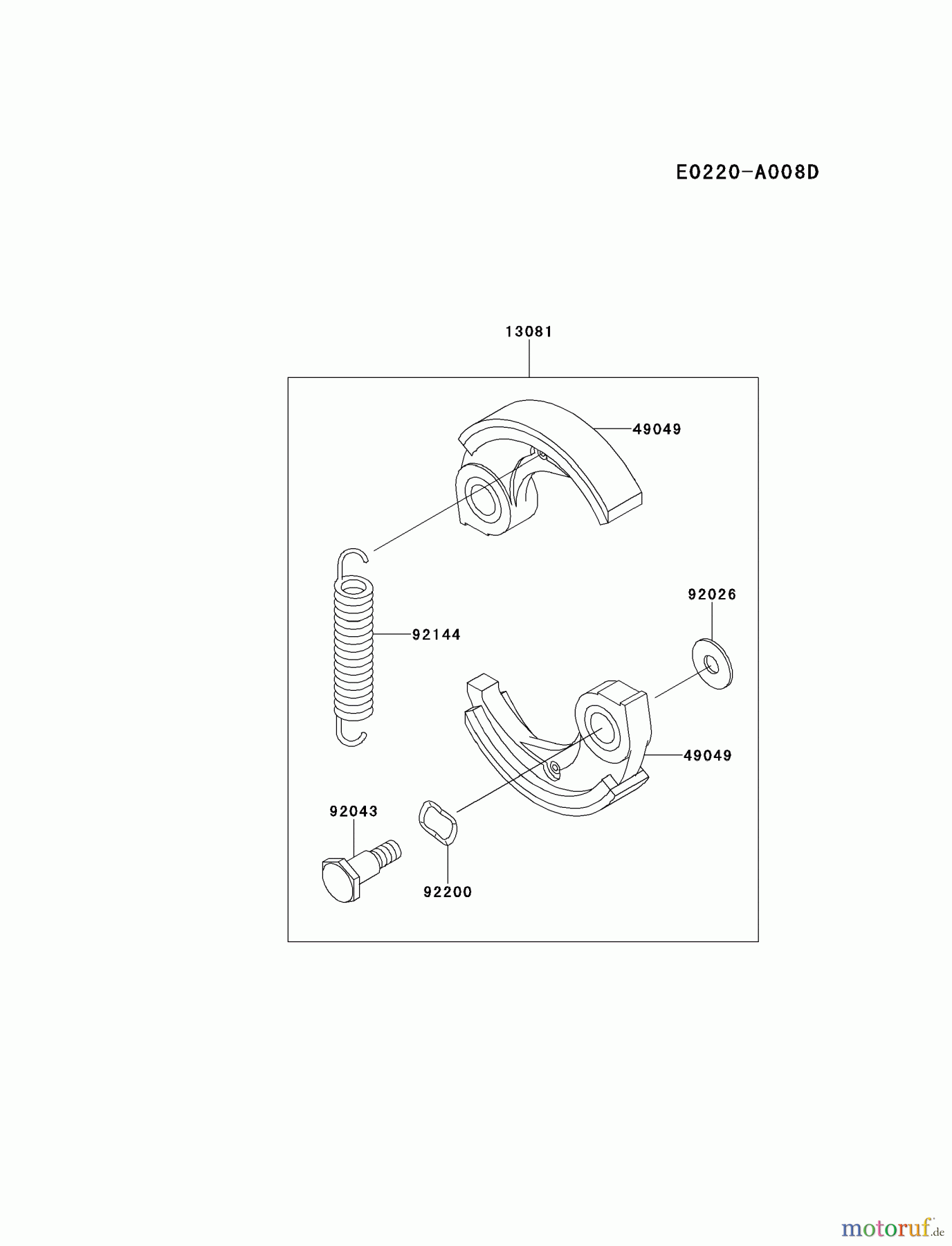  Kawasaki Geräte Trimmer, Faden / Bürste KGT35B-A2 (KGT35B) - Kawasaki Grass Trimmer P.T.O-EQUIPMENT