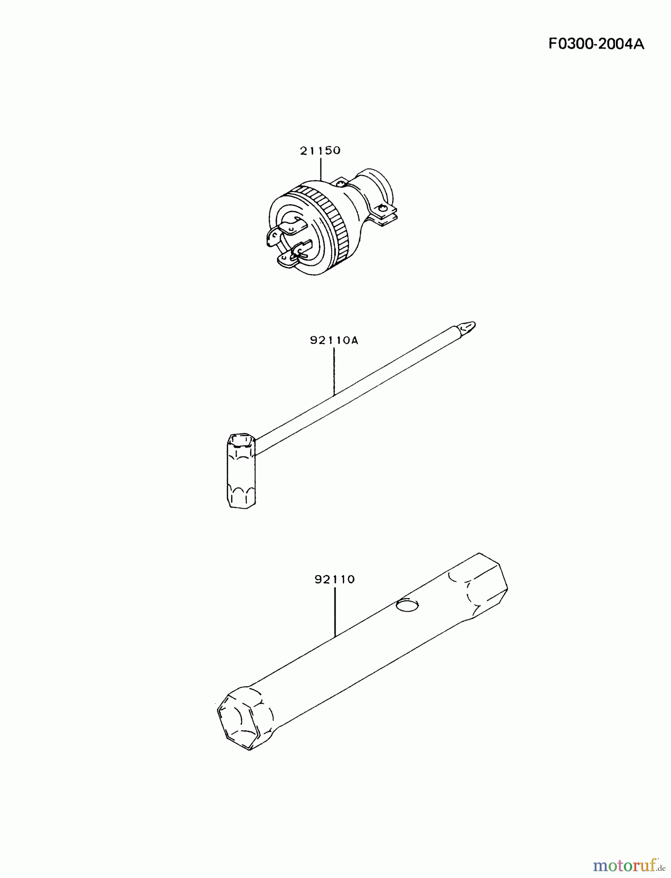  Kawasaki Geräte Stromerzeuger GAW30A-DS00 (GA2300A) - Kawasaki Generator ACCESSORY