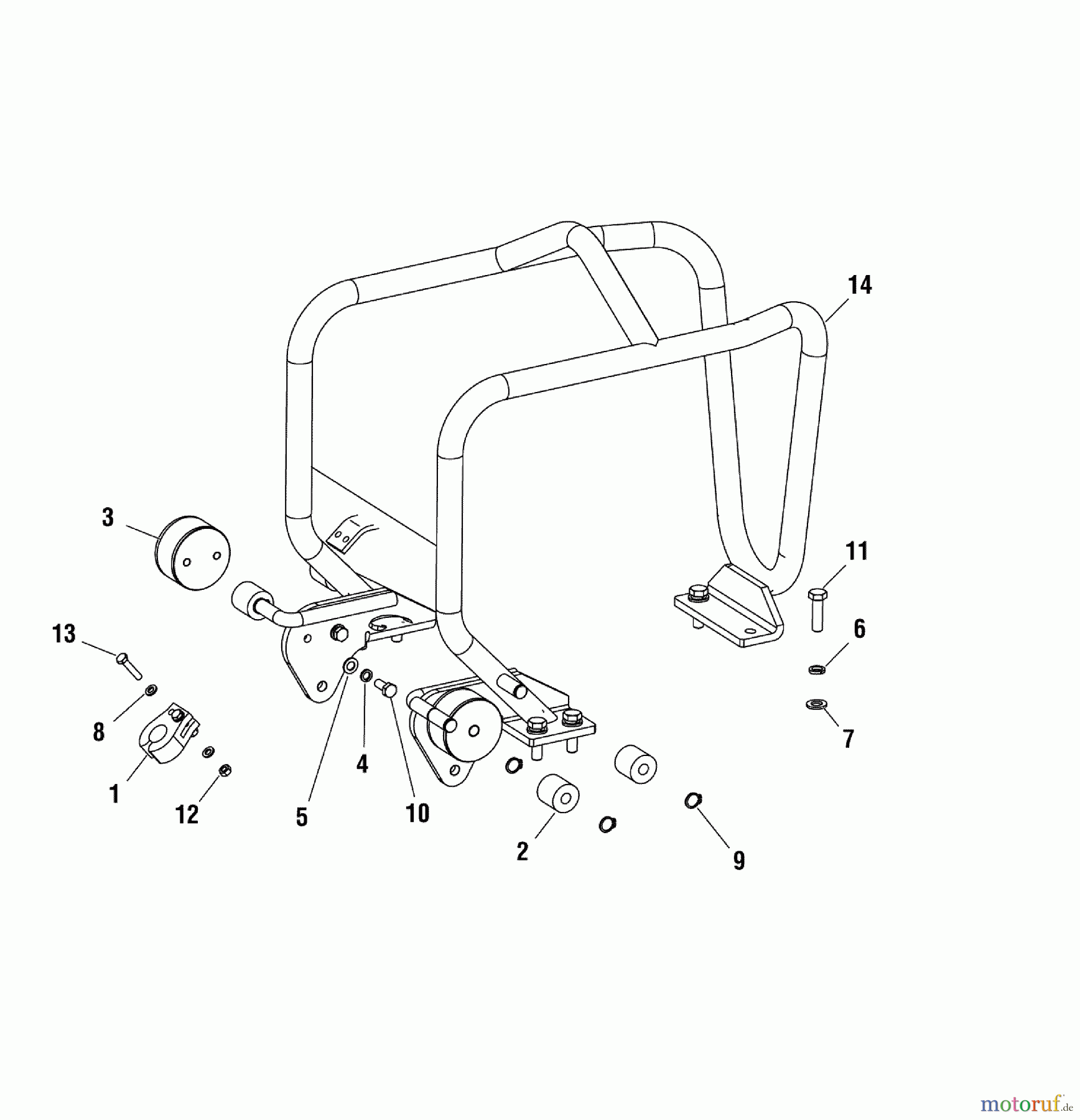 Murray Sonstiges EX135WT-C (866052) - Briggs & Stratton Compactor Tank Guard Group (80003985)
