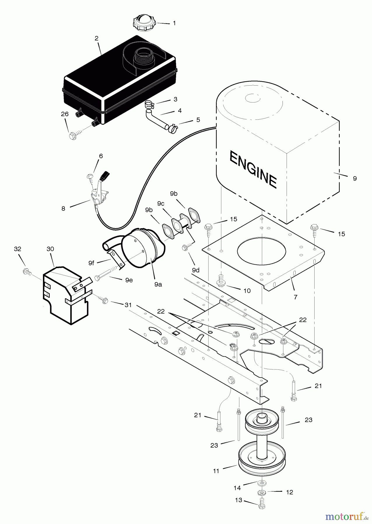 Murray Rasen- und Gartentraktoren 405000x8E - Scotts 40