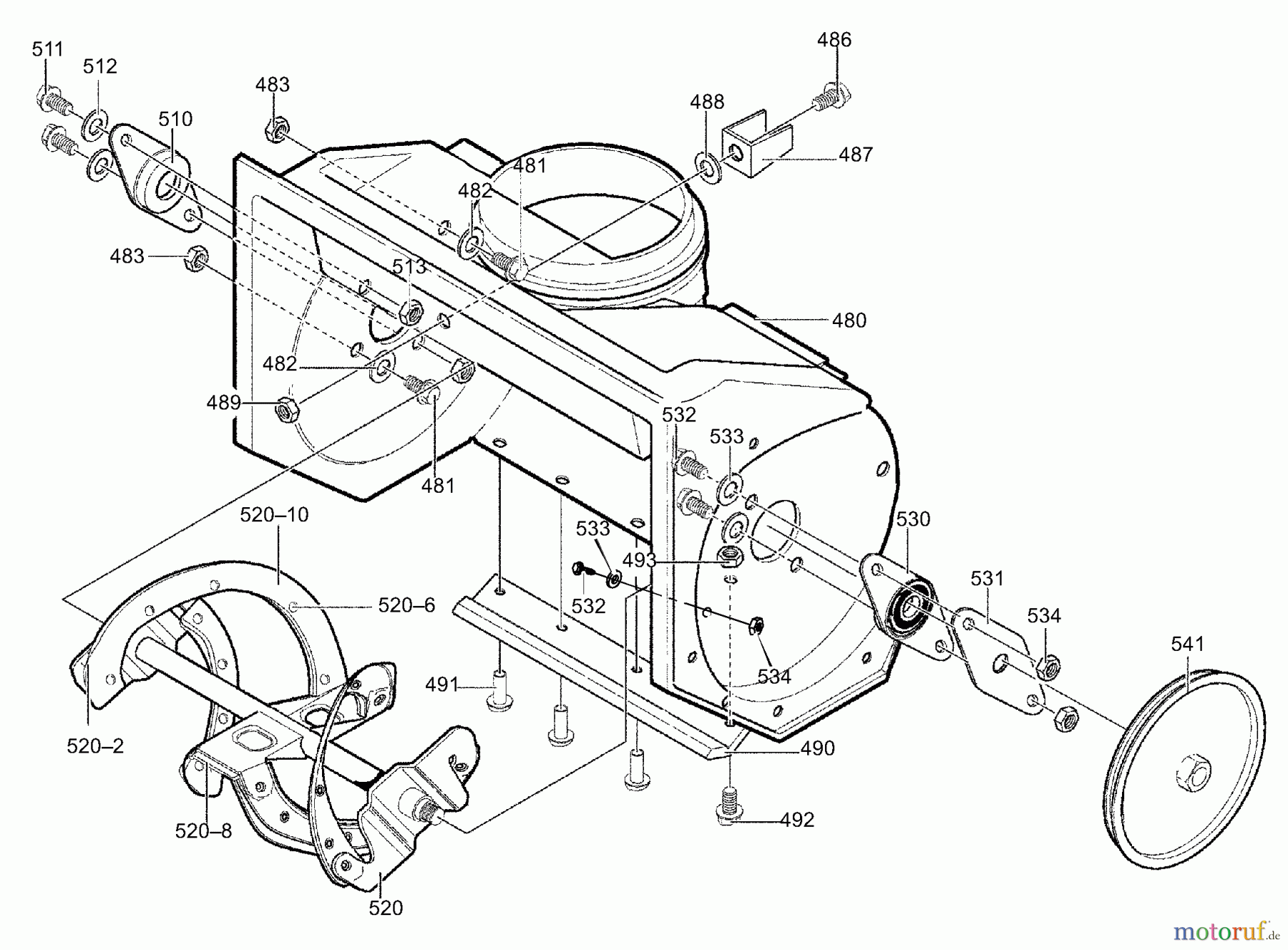 Murray Schneefräsen 620301x79D - B&S/Murray 20