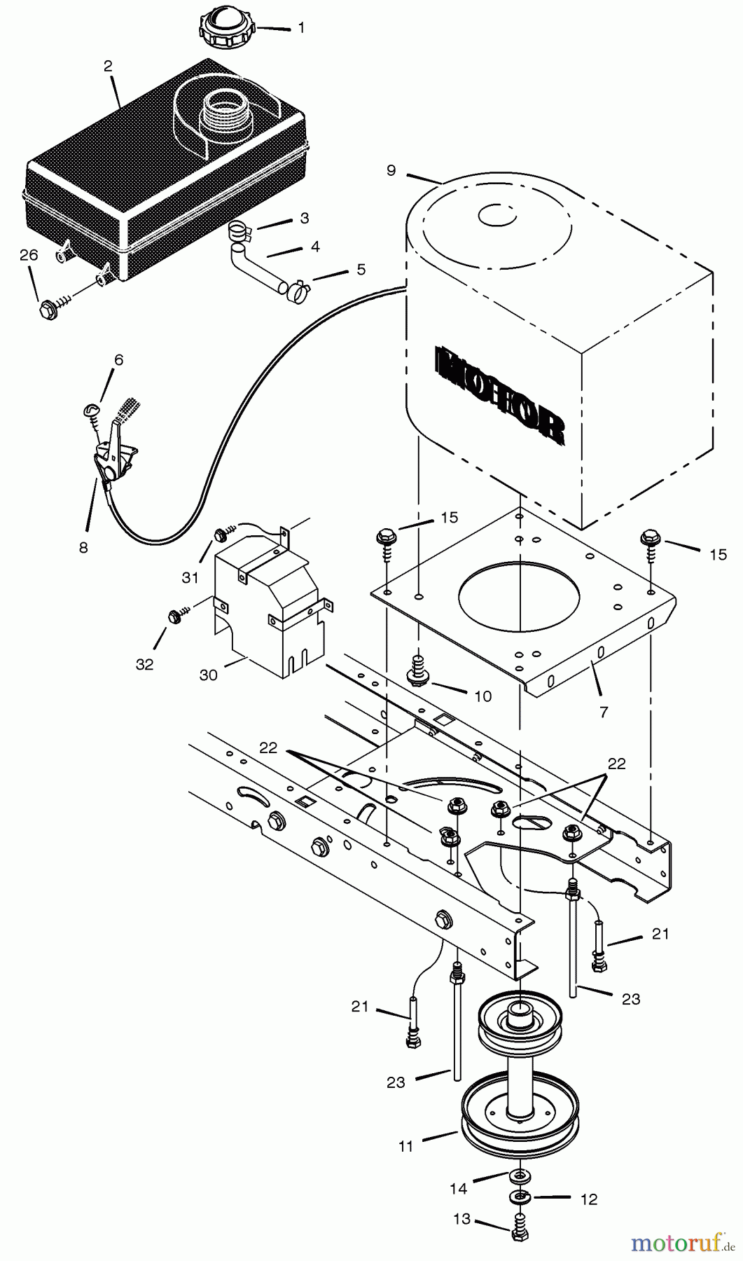  Murray Rasen- und Gartentraktoren 405015x92B - B&S/Murray 40