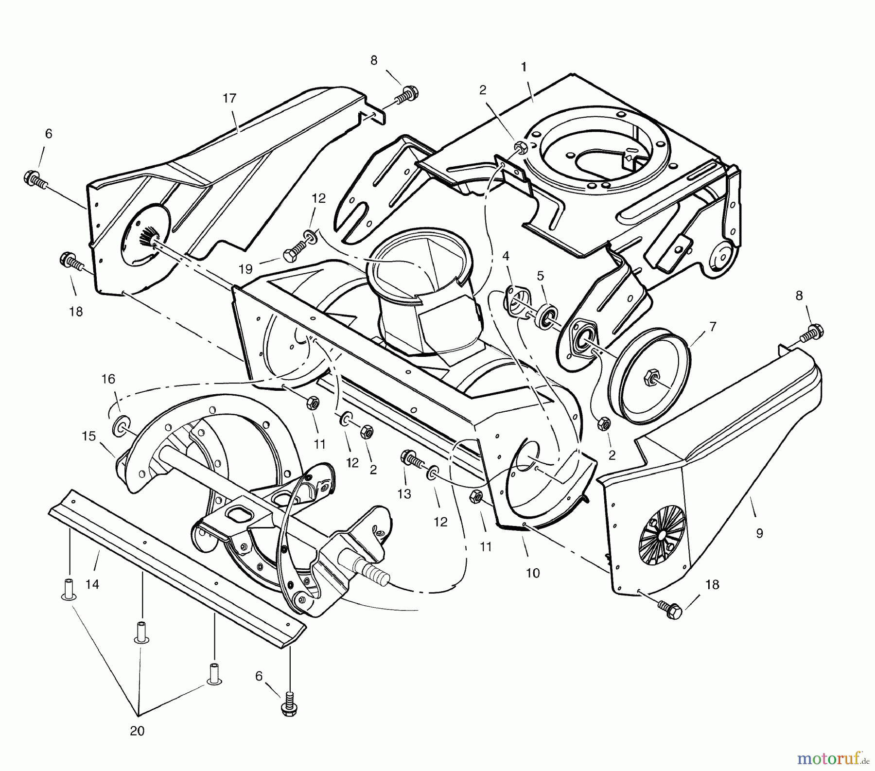  Murray Schneefräsen C950-52734-0 - Craftsman 21