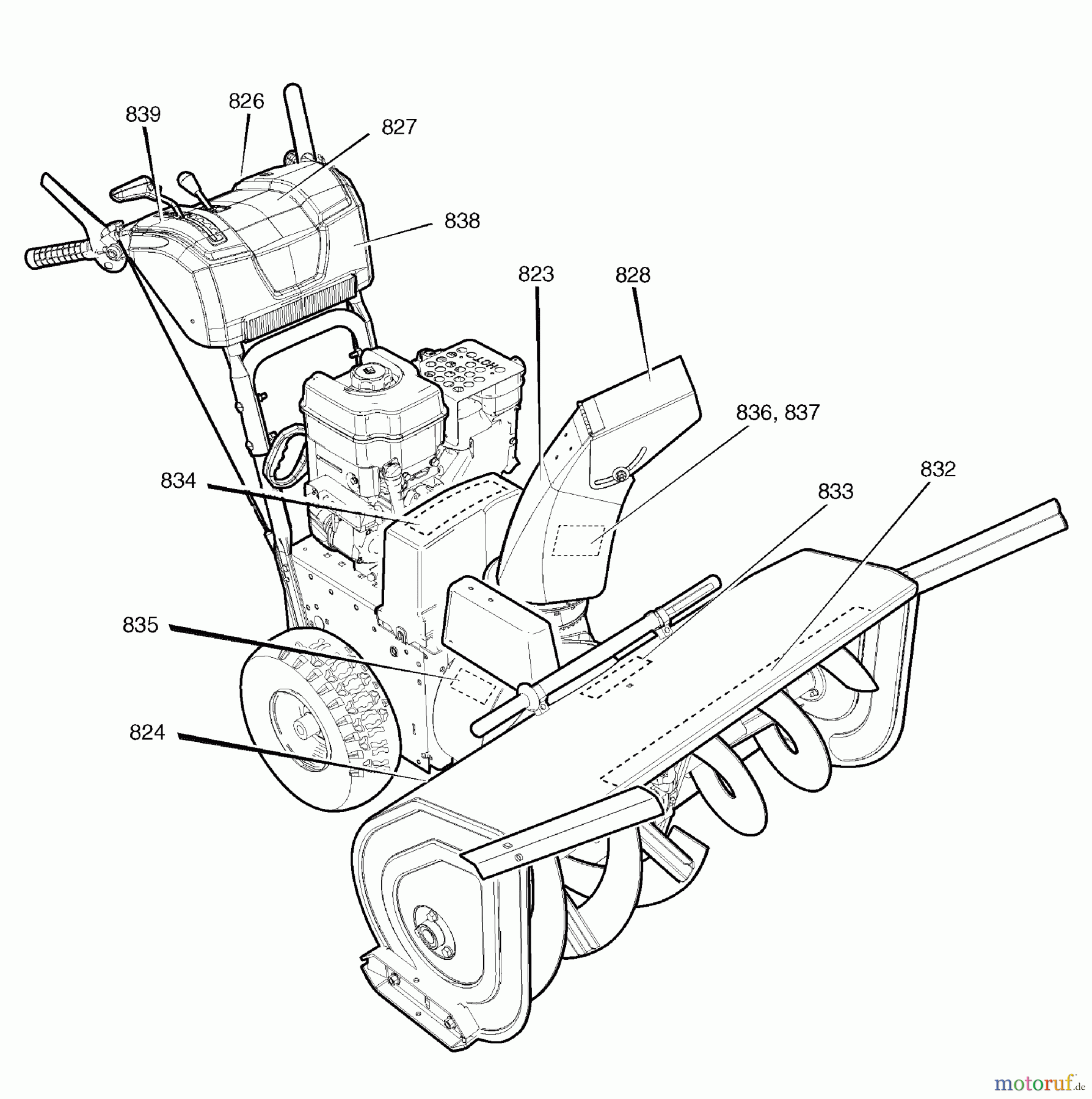 Murray Schneefräsen C950-52871-0 (1695564) - Craftsman 31