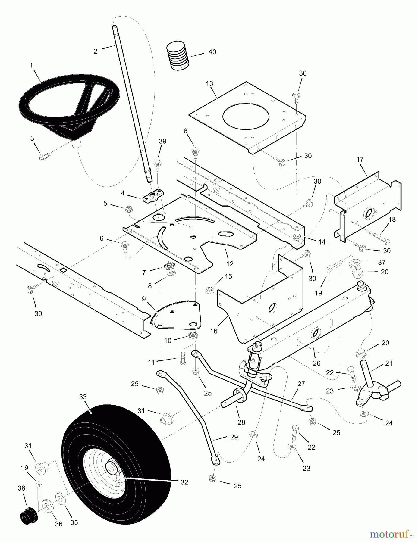 Murray Rasen- und Gartentraktoren 42504x99B - B&S/Murray 42