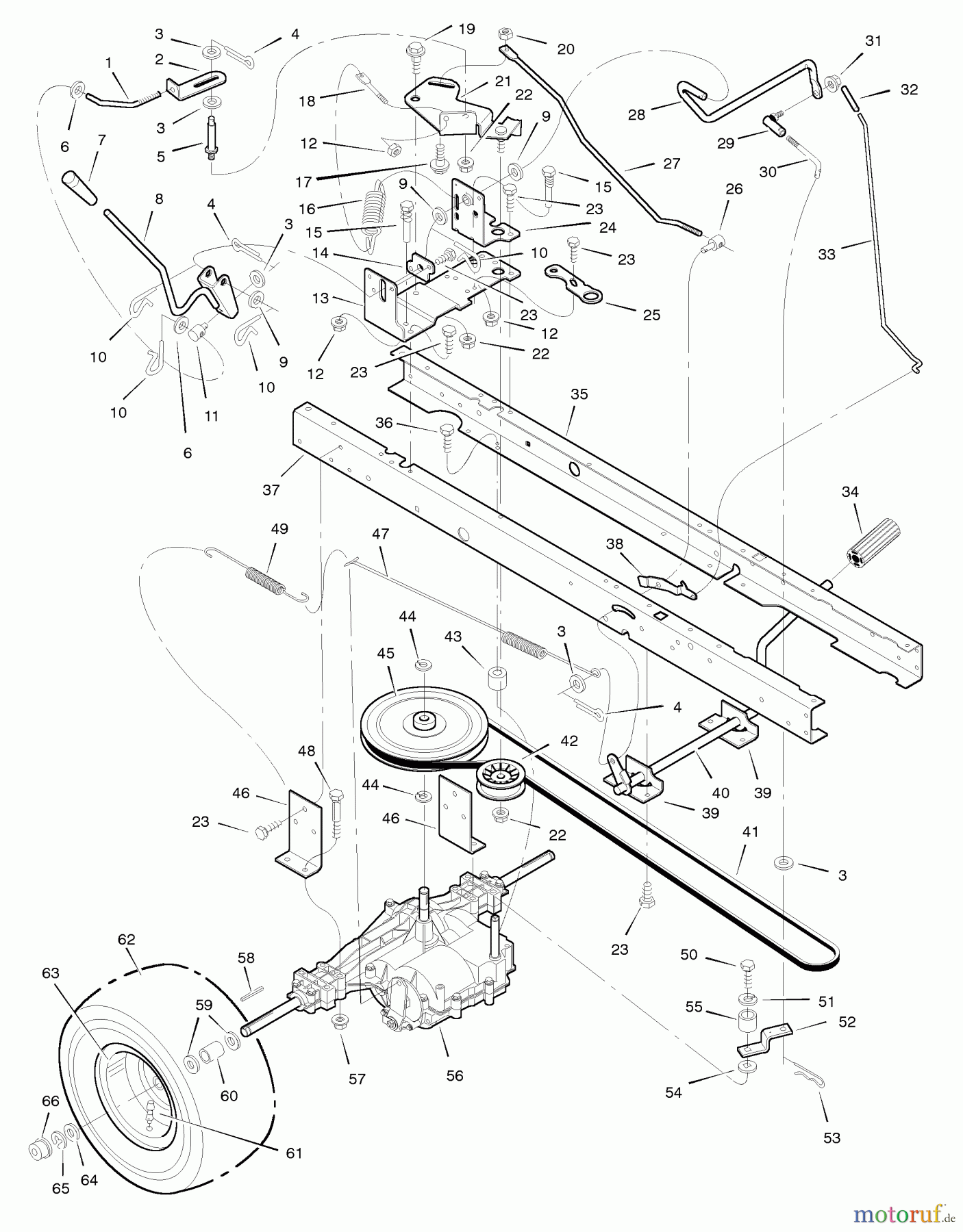  Murray Rasen- und Gartentraktoren 42544x31A - Scotts 42