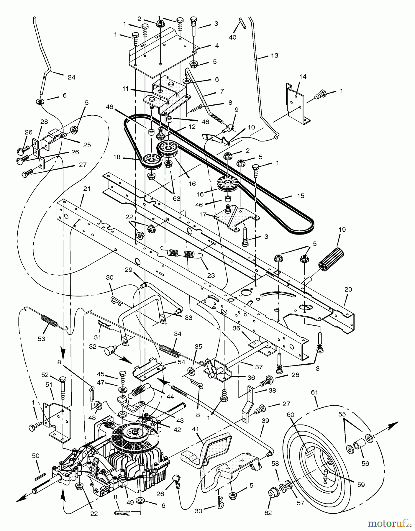 Murray Rasen- und Gartentraktoren 42572x8A - Scotts 42