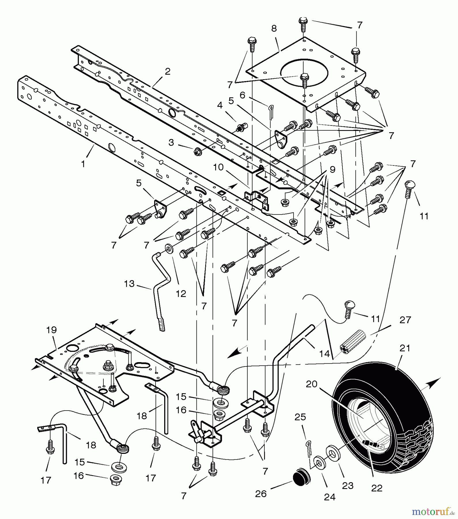 Murray Rasen- und Gartentraktoren 461604x99A - B&S/Murray 46