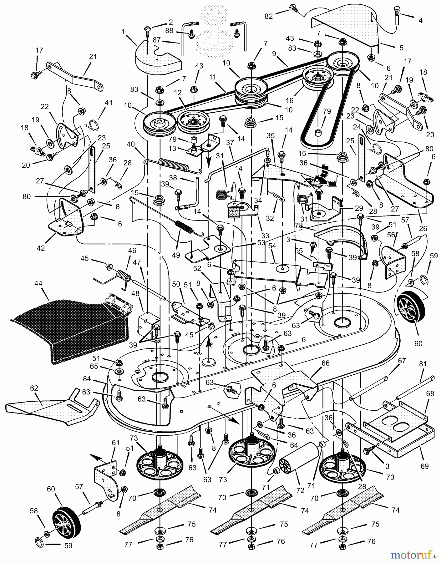  Murray Rasen- und Gartentraktoren 465305x92B - B&S/Murray 46