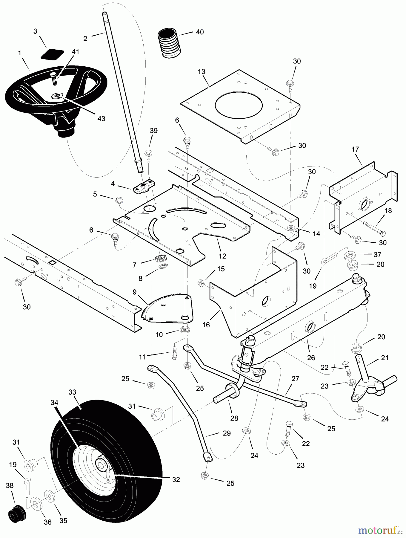  Murray Rasen- und Gartentraktoren 465600x31A - Scotts 46