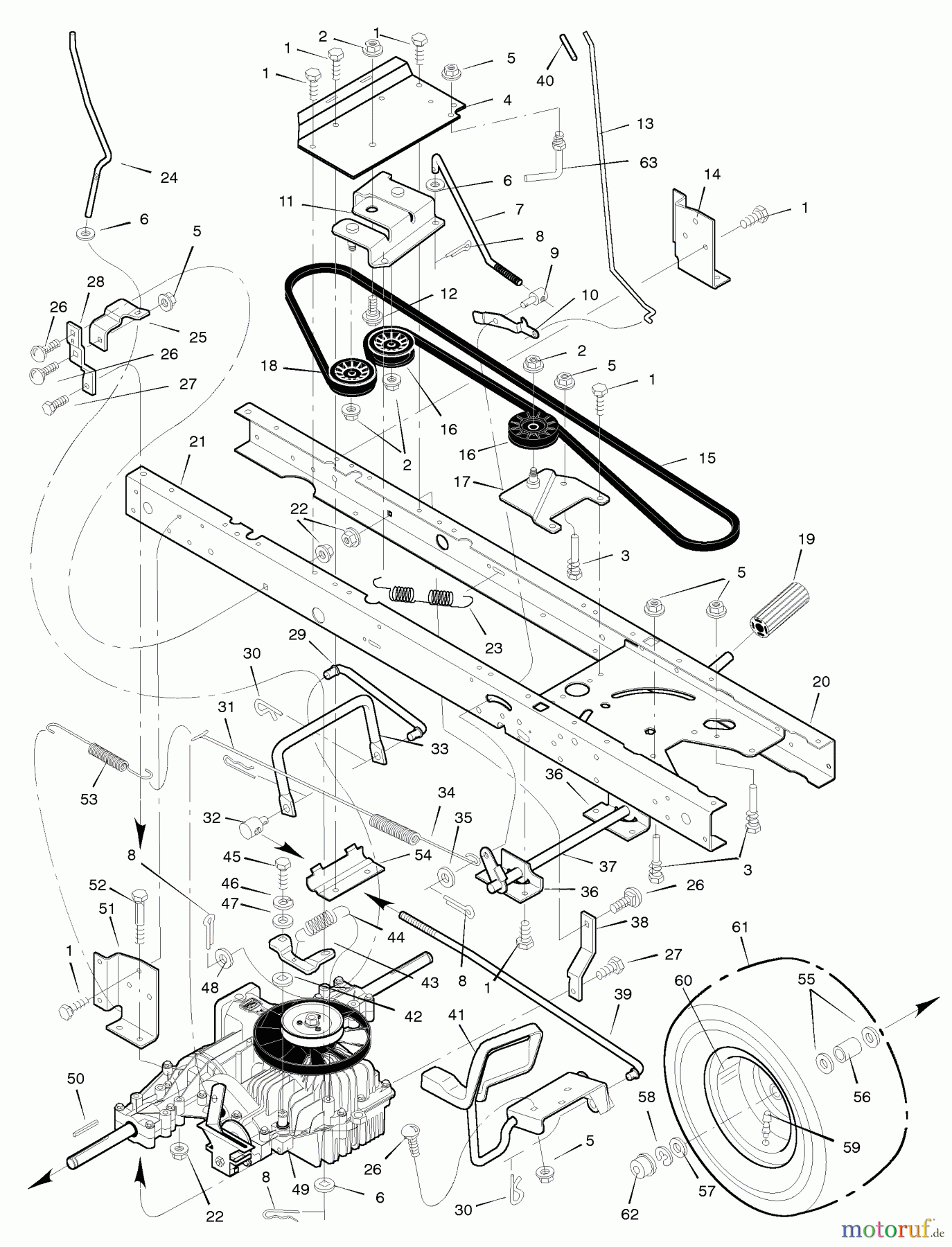  Murray Rasen- und Gartentraktoren 46570x8A - Scotts 46