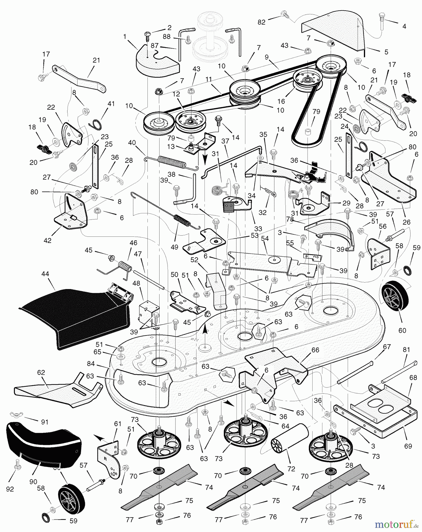 Murray Rasen- und Gartentraktoren C950-60471-0 - Craftsman 42