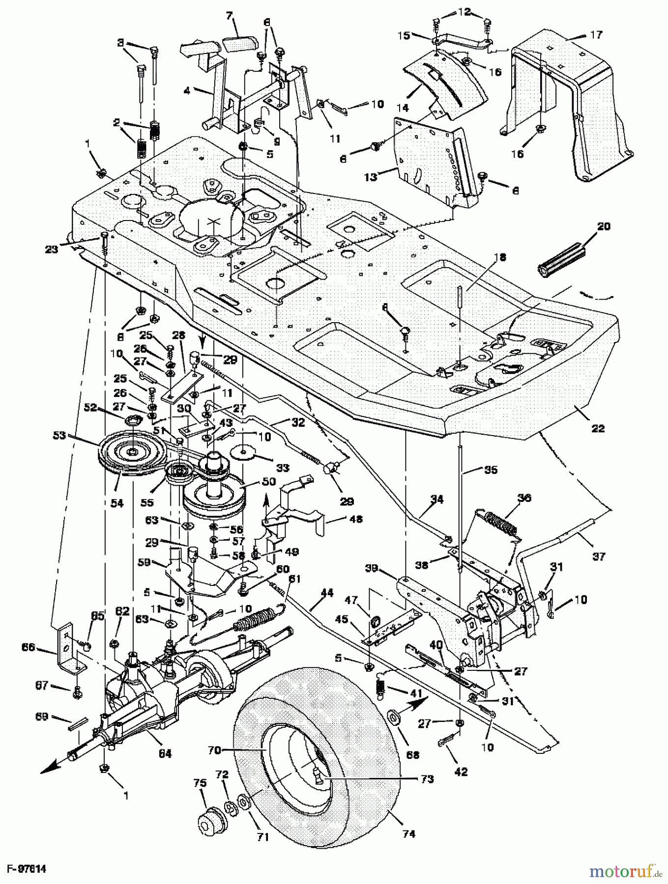  Murray Reitermäher 30560E - Murray 30