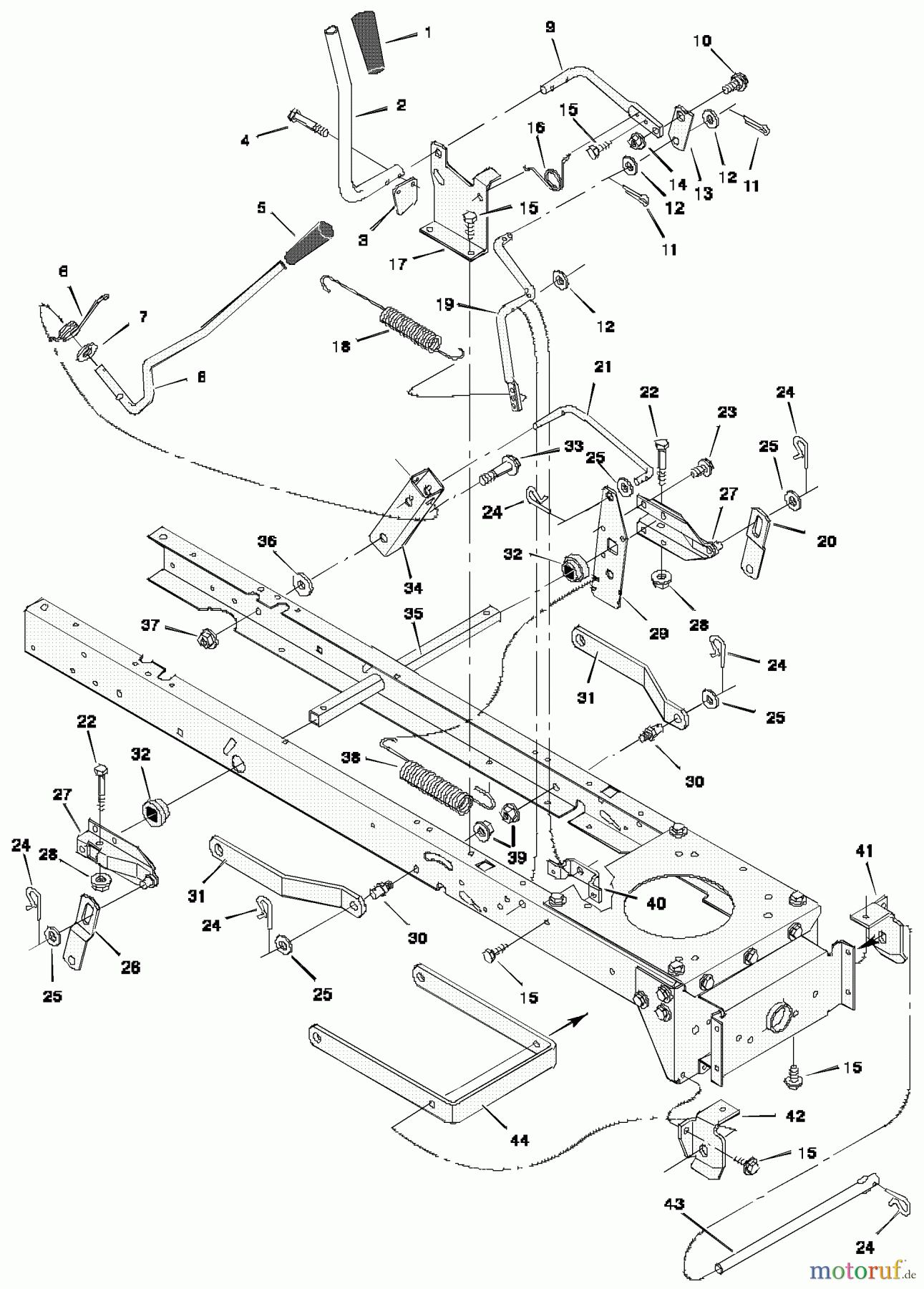  Murray Rasen- und Gartentraktoren 38500x92A - B&S/Murray 38