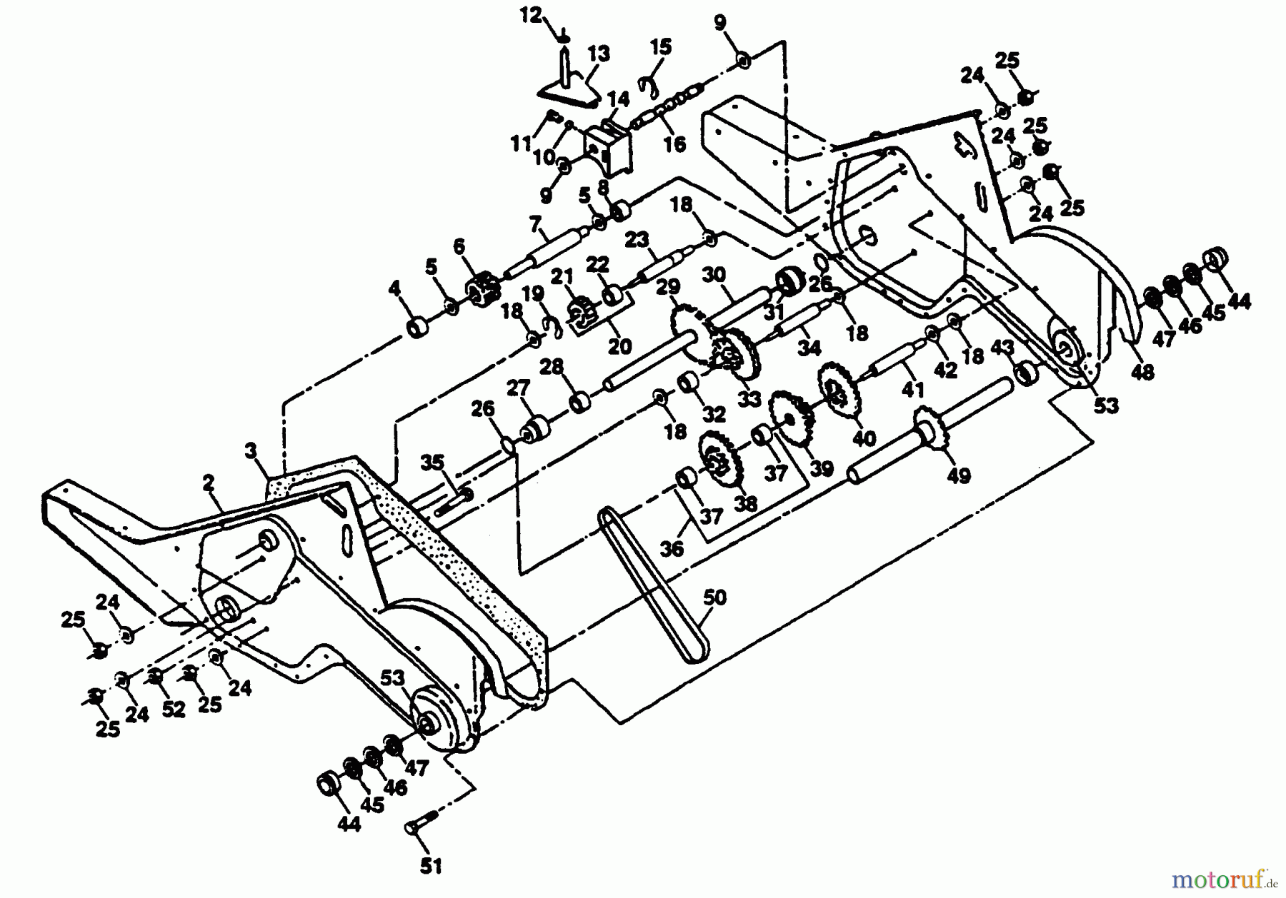  Poulan / Weed Eater Motorhacken / Kultivierer PPRT5J - Poulan Pro Rear-Tine Tiller TRANSMISSION