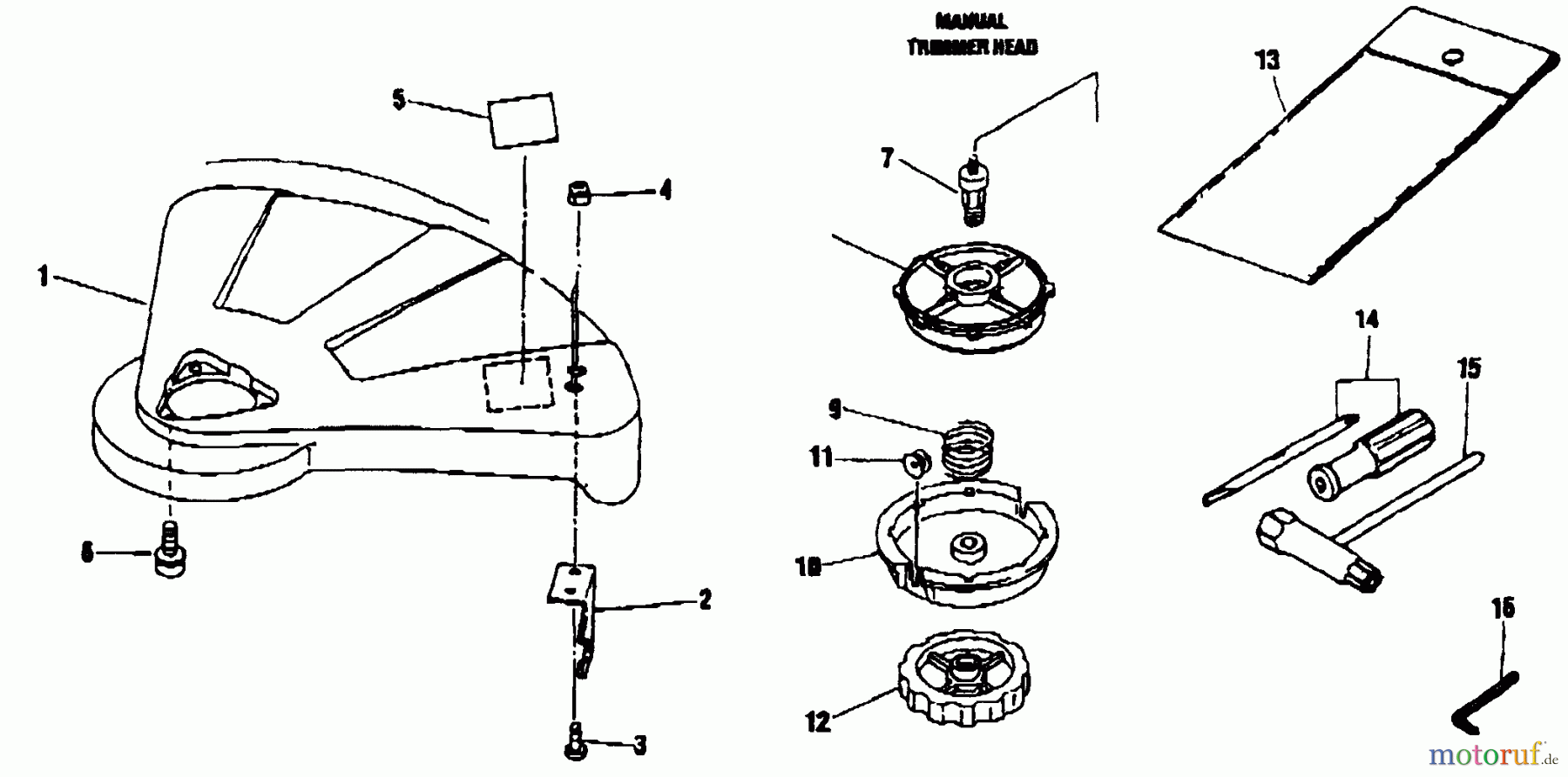 Shindaiwa Trimmer, Faden / Bürste F20 - Shindaiwa String Trimmer Accessories (Part 1)