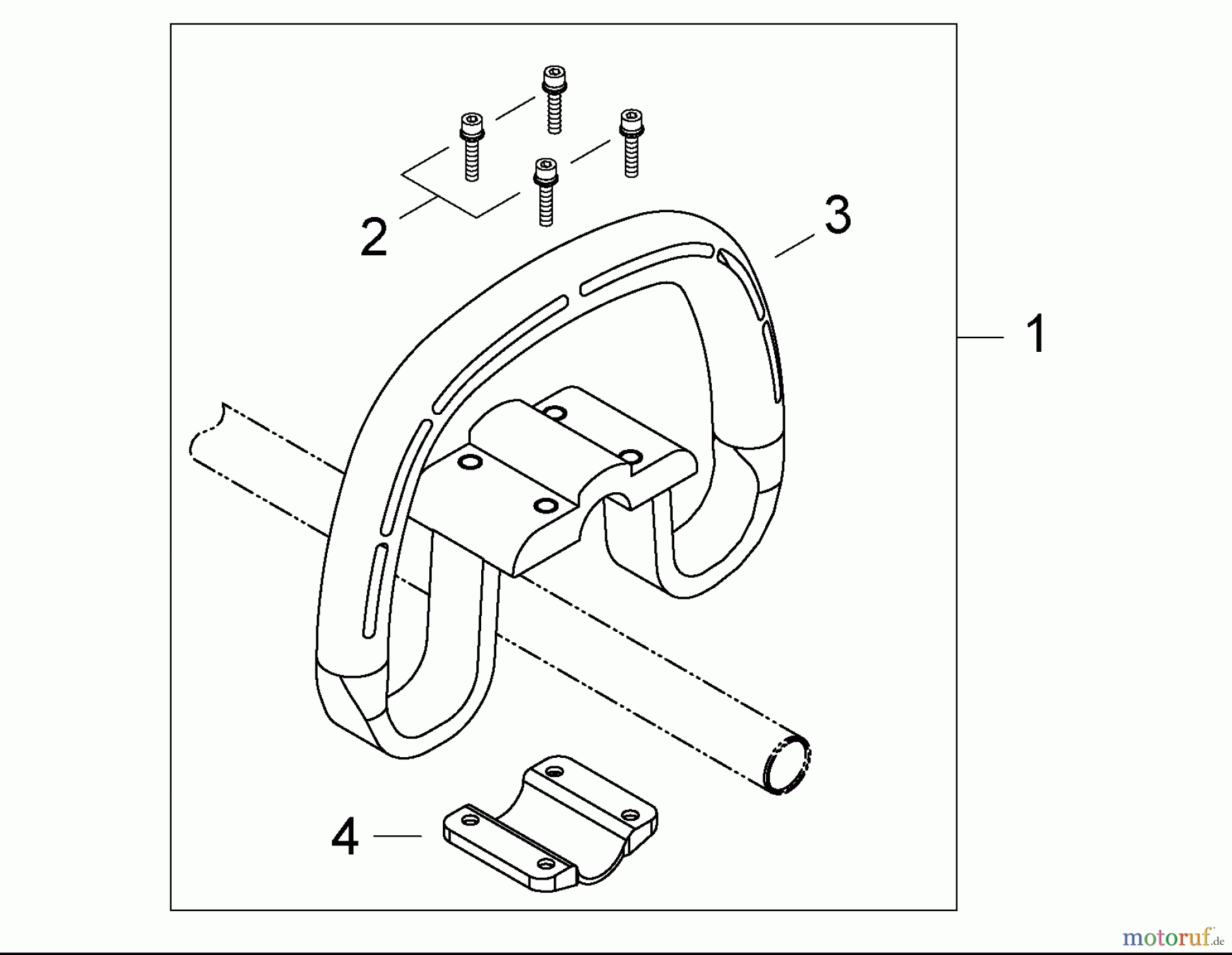 Shindaiwa Trimmer, Faden / Bürste F222-Shindaiwa String Trimmer Handle