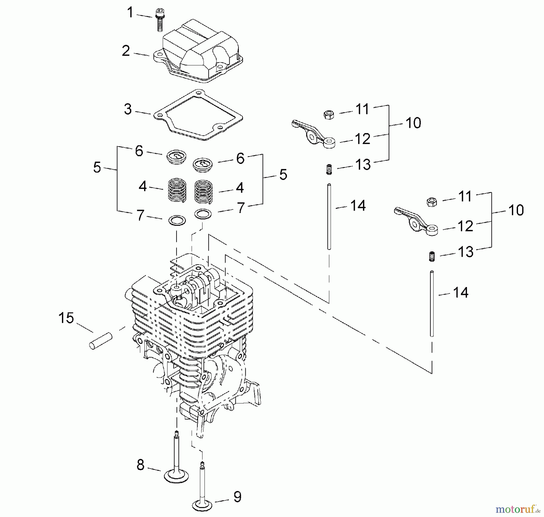 Shindaiwa Kantenschneider LE2510 - Shindaiwa Hand Held Edger Valve Train