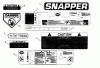 Snapper PP71402KV - Wide-Area Walk-Behind Mower, 14 HP, Gear Drive, Pistol Grip, Series 2 Ersatzteile Decals