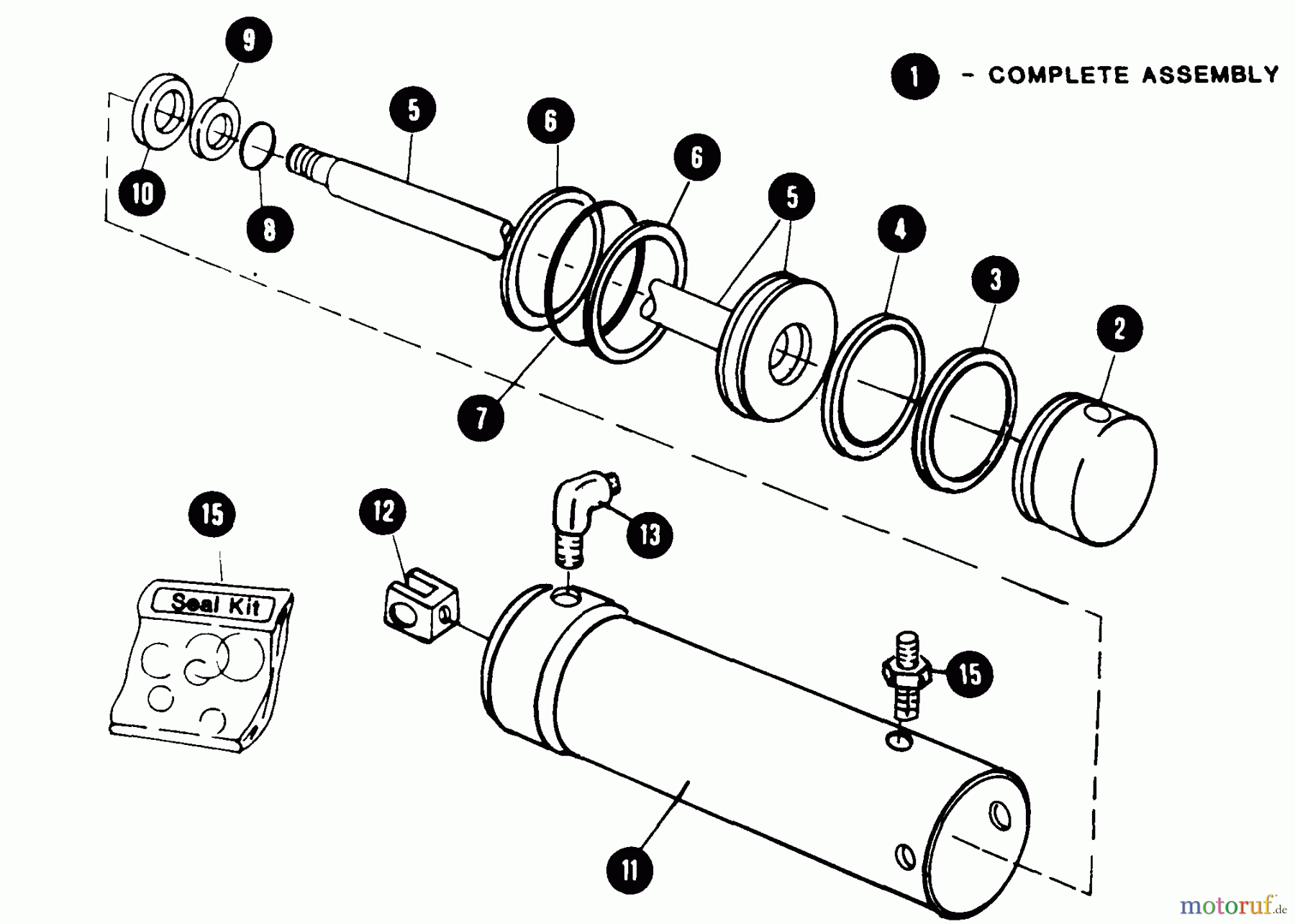  Snapper Rasen- und Gartentraktoren 1855 (80828) - Snapper 18 HP Garden Tractor, Twin Cylinder Hydro Drive, MF Series Hydraulic Cylinder, Mid-Mount - Type B - Victor