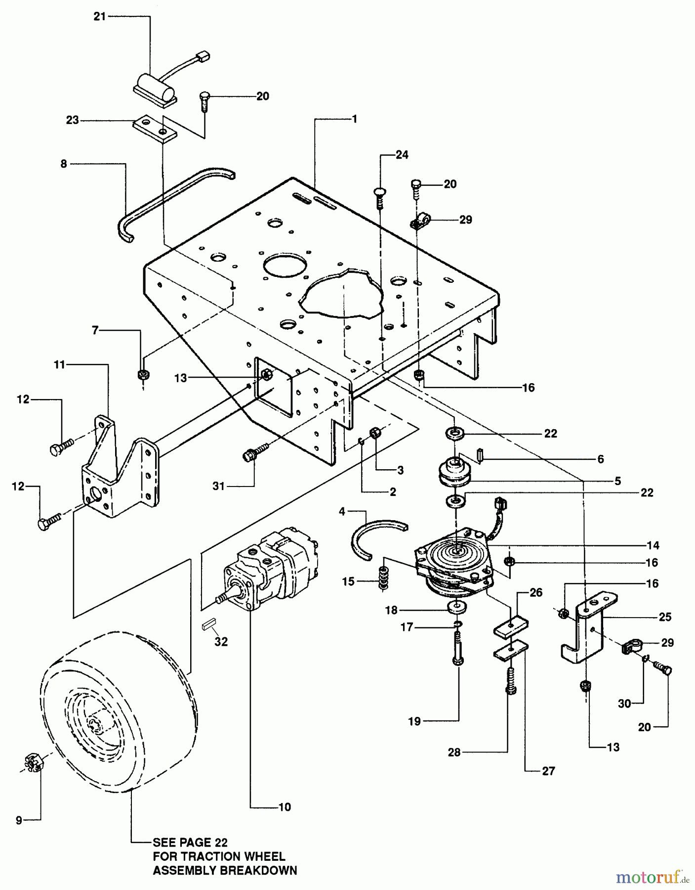  Snapper Rasenmäher für Großflächen PL7H1404KV (80683) - Snapper Wide-Area Walk-Behind Mower, 14 HP, Hydro Drive, Loop Handle, Series 4 Rear Deck Assembly