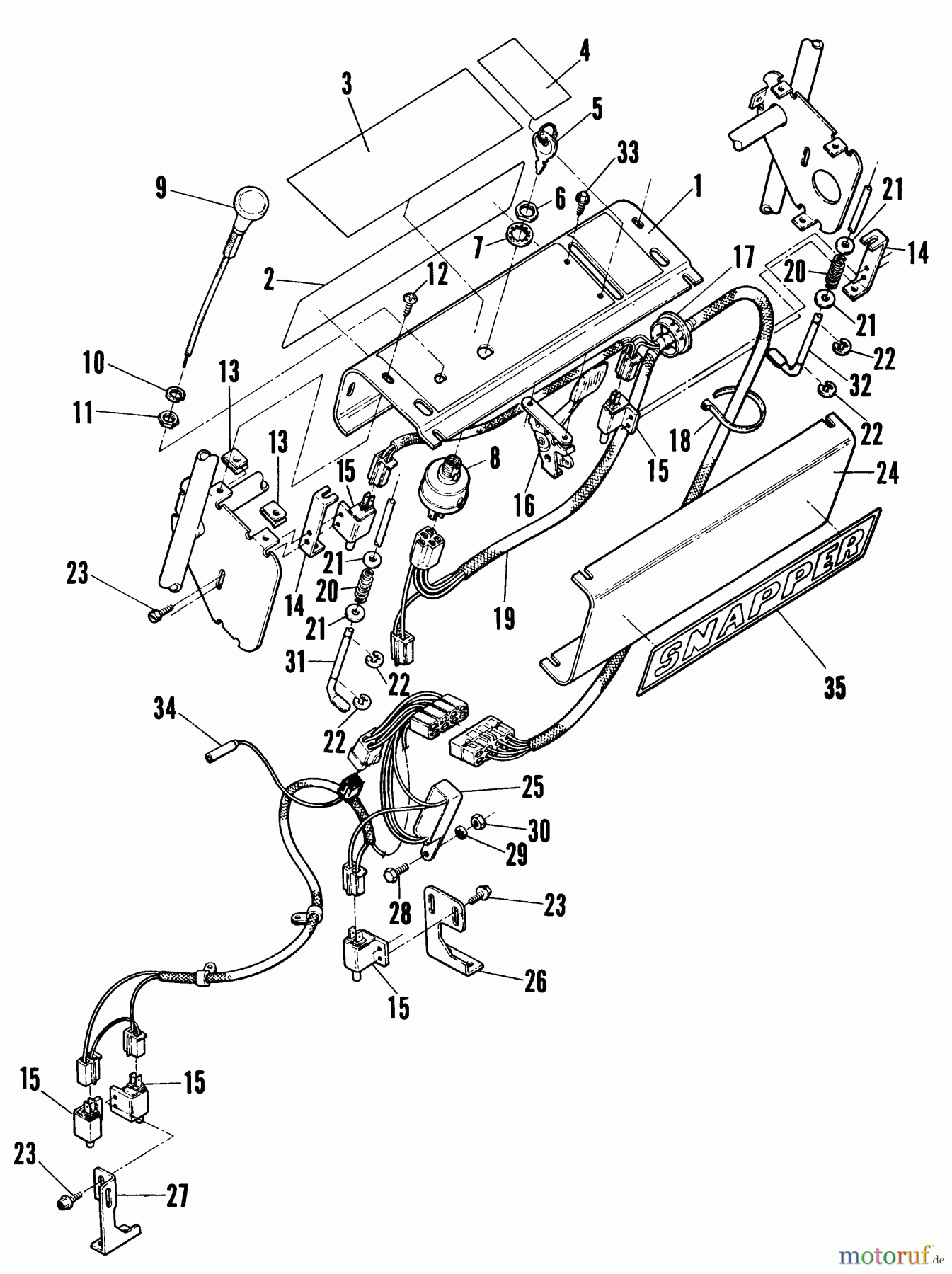  Snapper Rasenmäher für Großflächen W32122R - Snapper 32