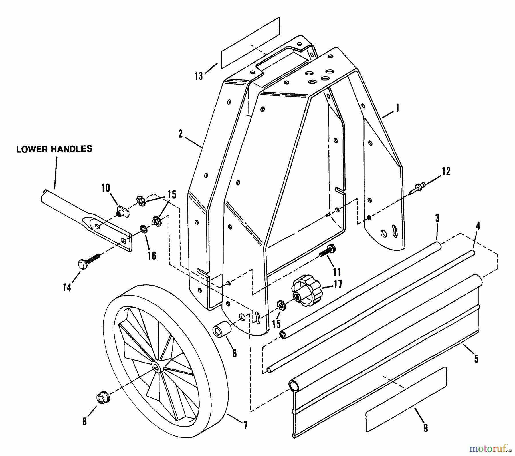Snapper Trimmer RT4151 - Snapper Walk-Behind Trimmer RT4151 Frame