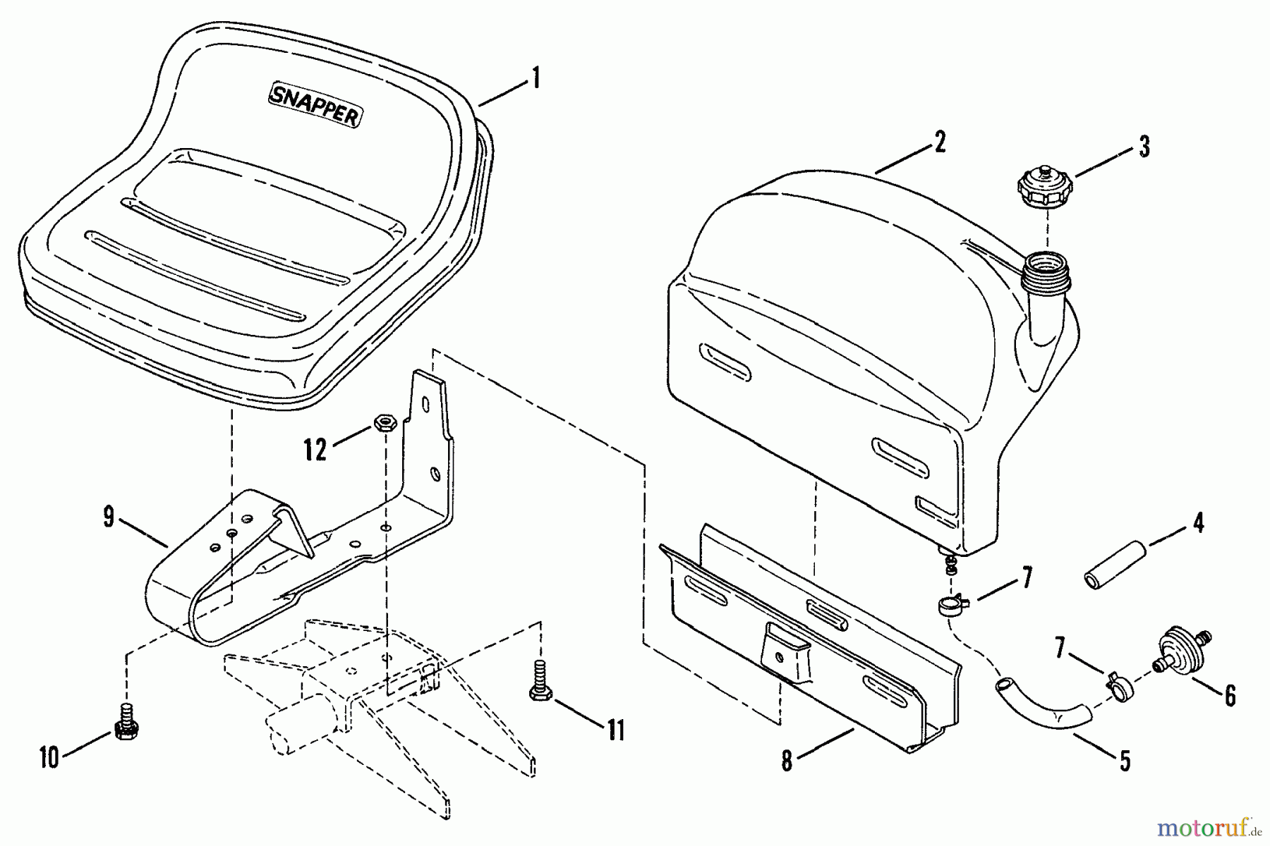  Snapper Reitermäher 30106S - Snapper 30