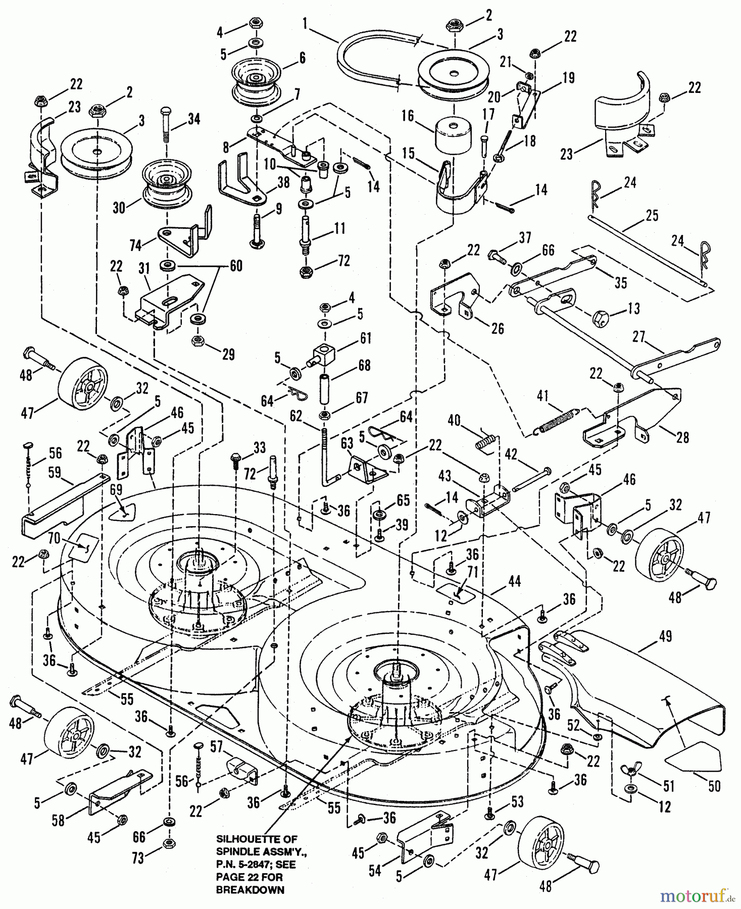Snapper Zubehör. Rasenmäher 7060947 - Snapper Bag N-Wagon, 30 Bushel BH120G38AB (80479) 38