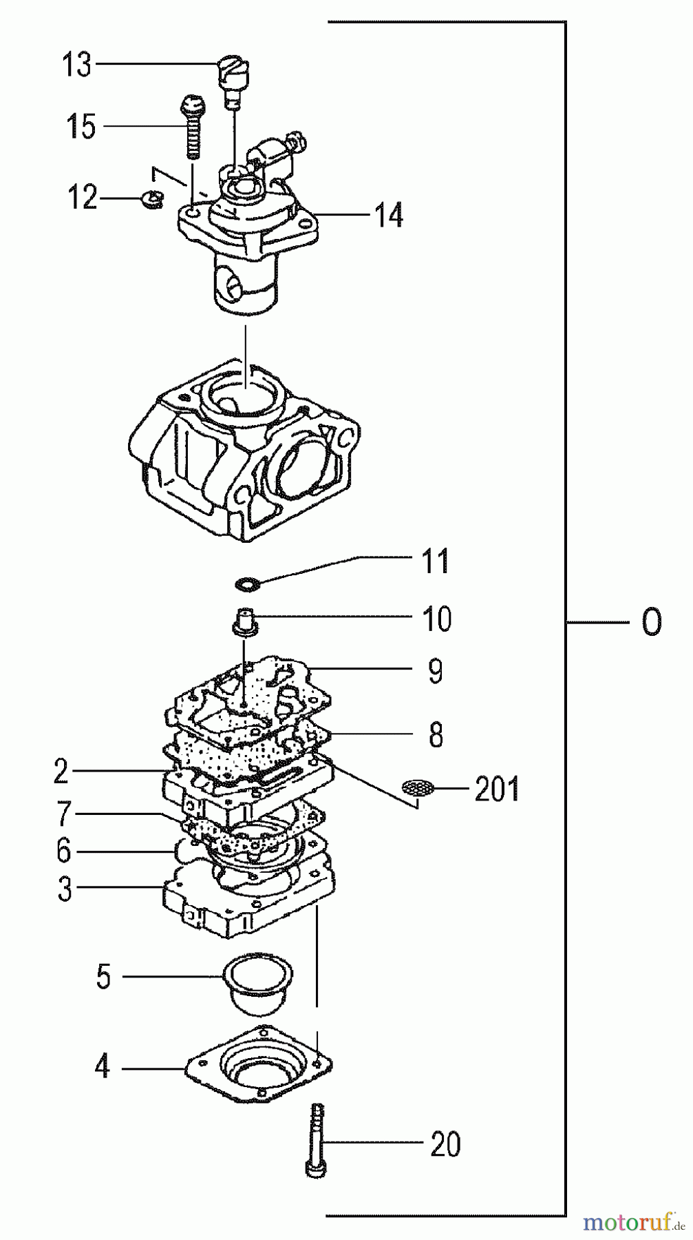 Tanaka Trimmer, Motorsensen TBC-225C - Tanaka Grass Trimmer Carburetor