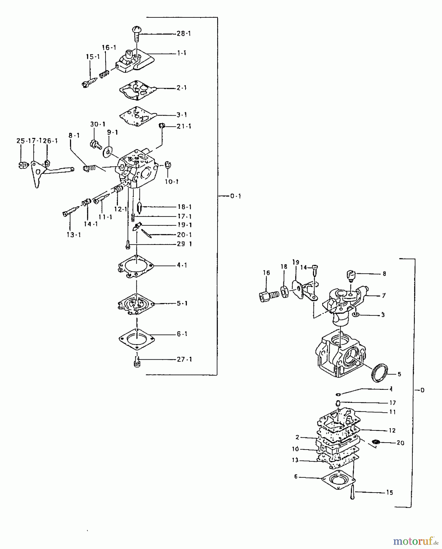 Tanaka Trimmer, Motorsensen TBC-355DH - Tanaka Brush Cutter Carburetor