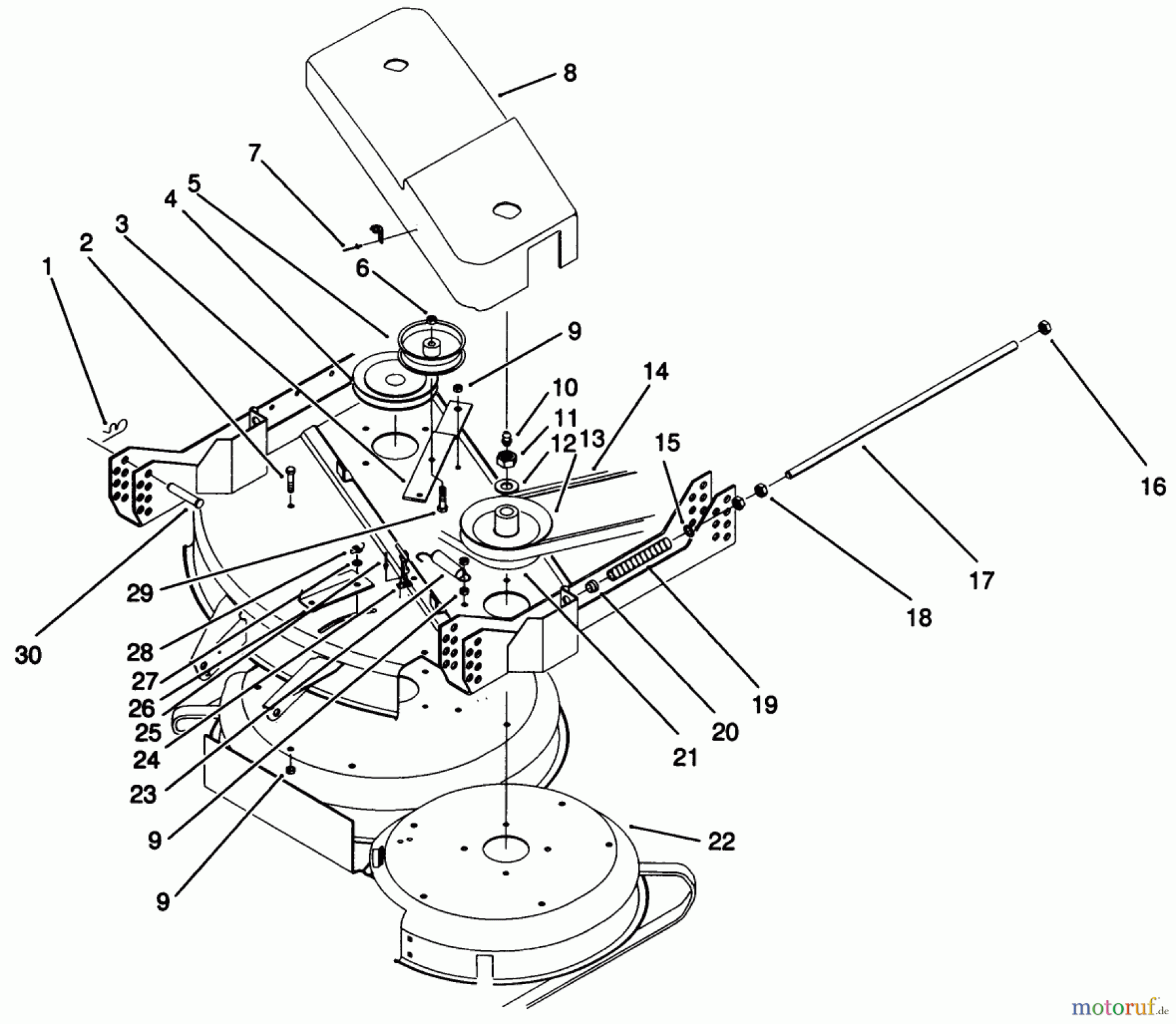  Toro Neu Mowers, Deck Assembly Only 30137 - Toro 37