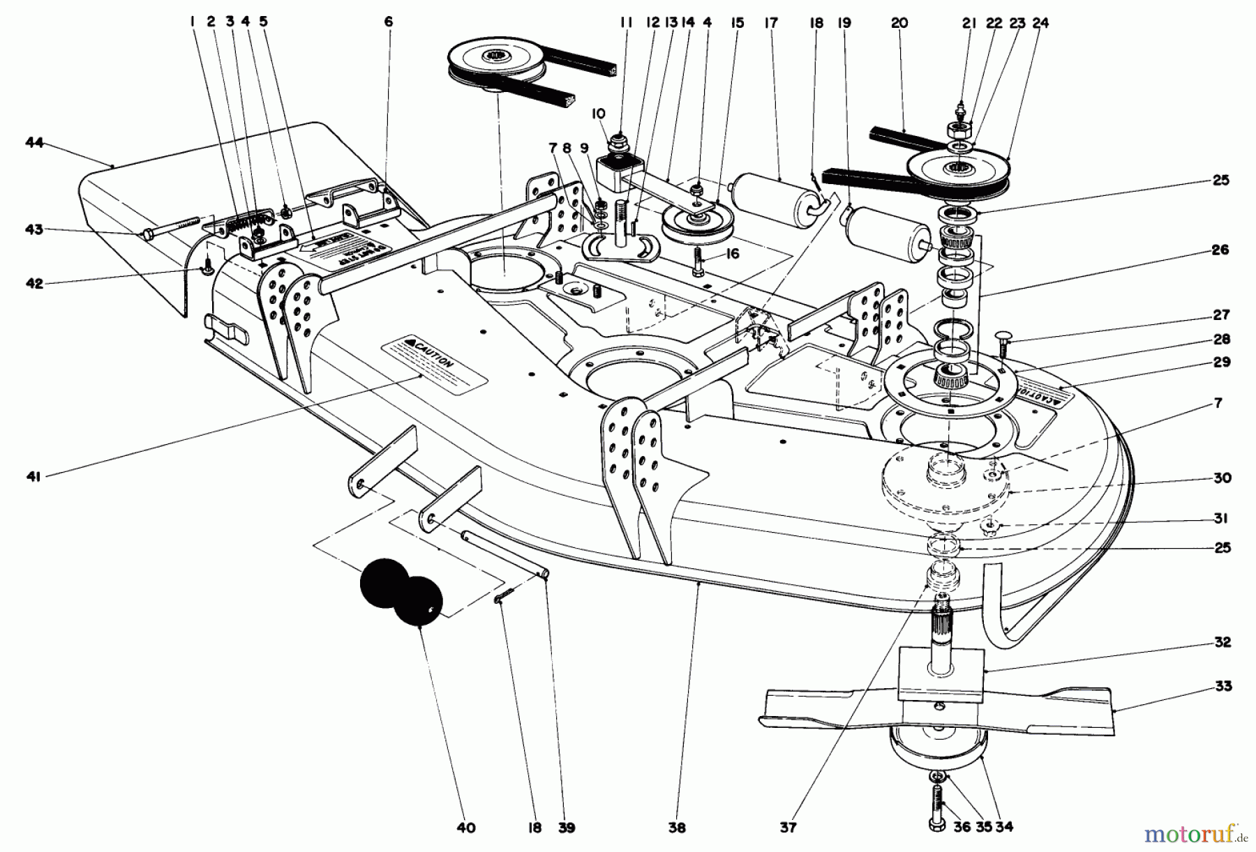  Toro Neu Mowers, Deck Assembly Only 30562 (200) - Toro 62