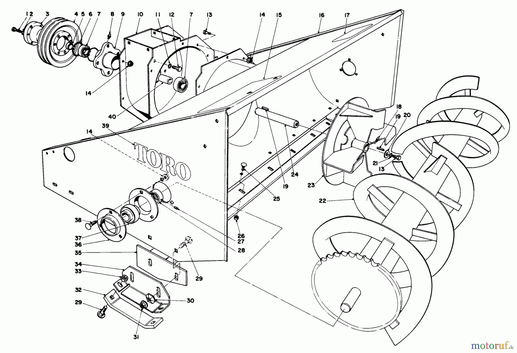  Toro Neu Mowers, Deck Assembly Only 30562 (200) - Toro 62