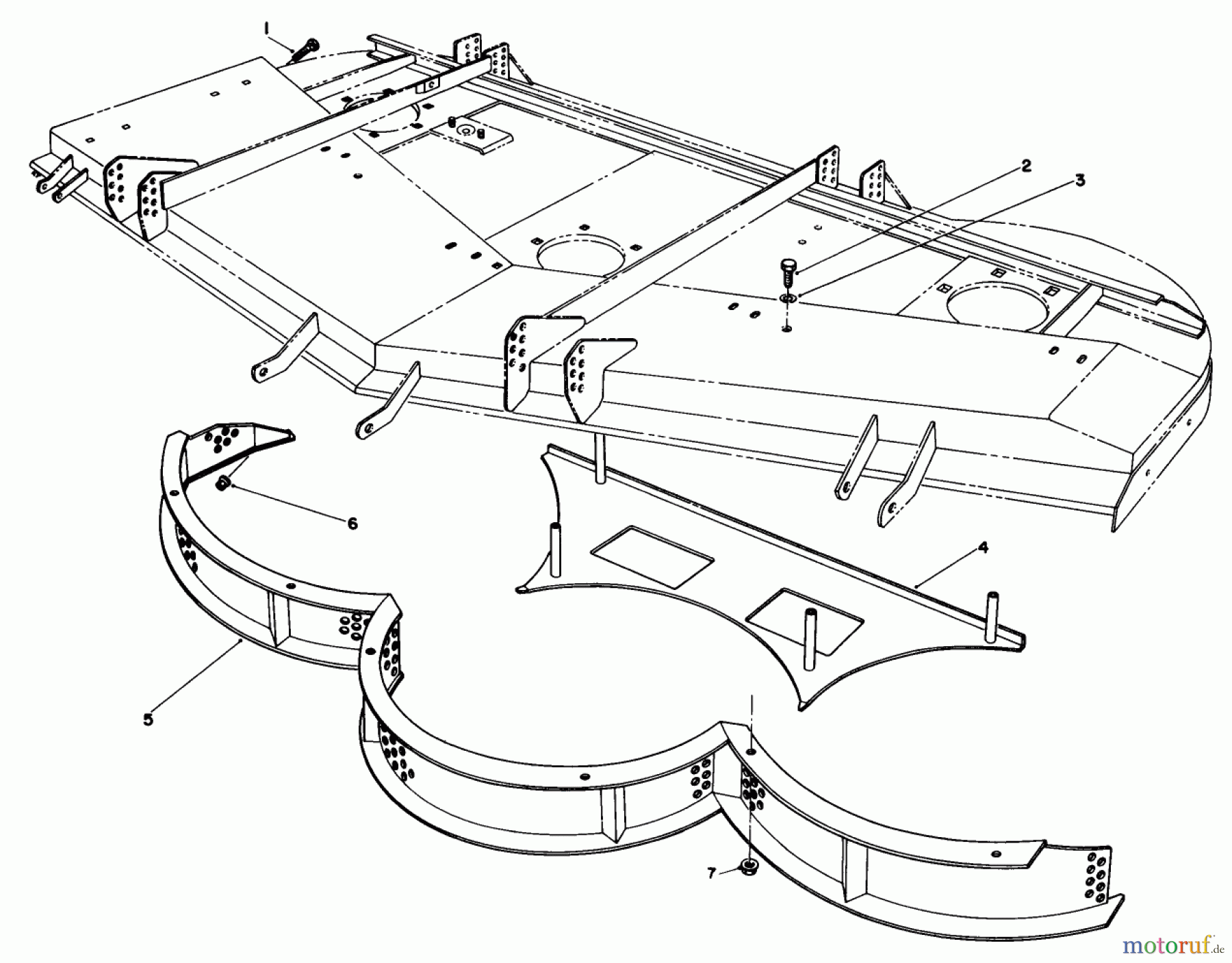 Toro Neu Mowers, Deck Assembly Only 30575 - Toro 72