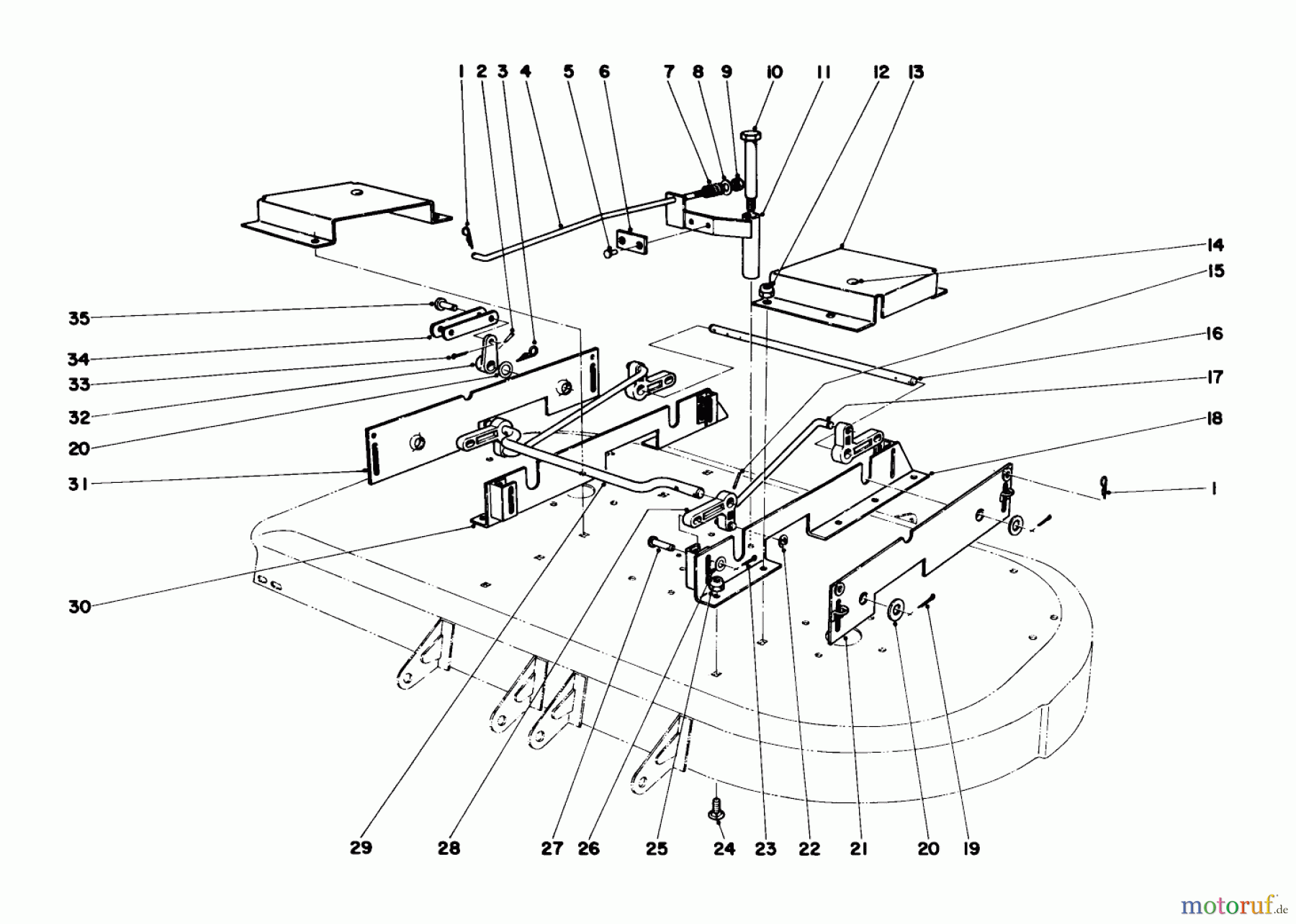 Toro Neu Mowers, Deck Assembly Only 59004 - Toro 42