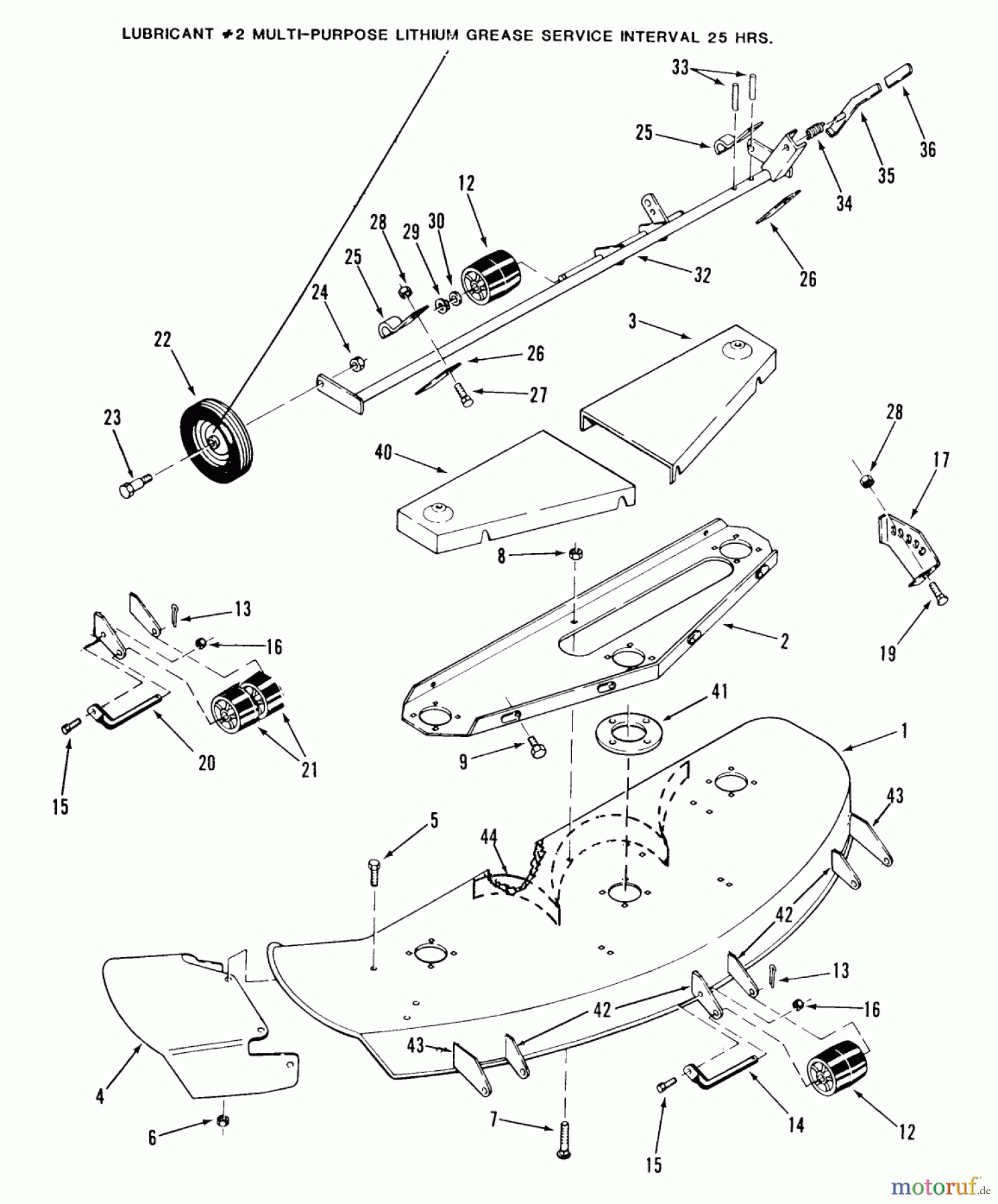  Toro Neu Mowers, Deck Assembly Only E5-42MR01 - Toro 42